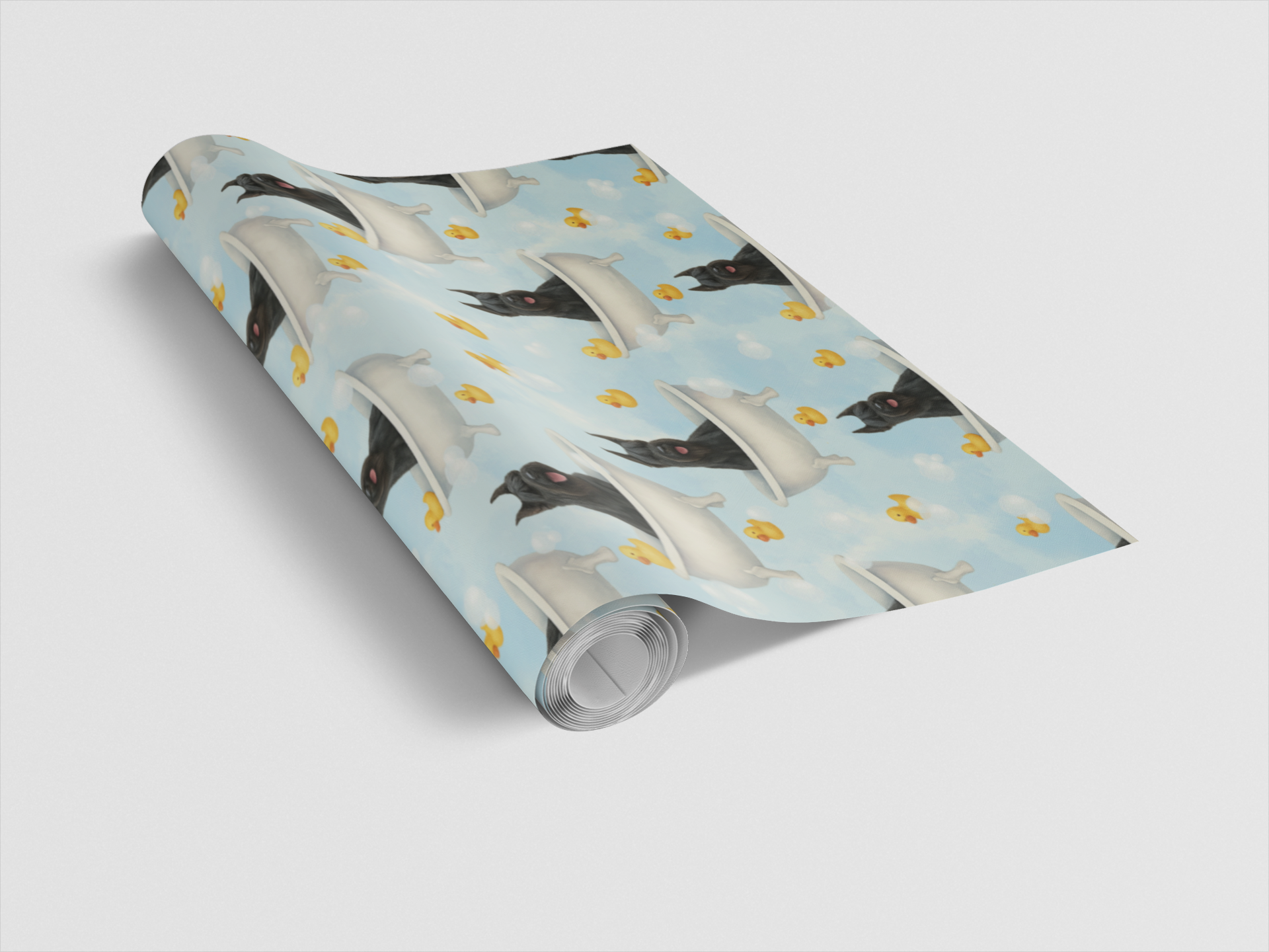 Rubber Ducky Giant Schnauzer Splash