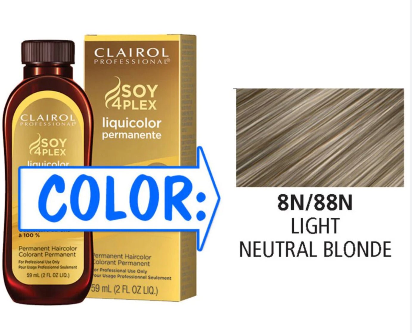 Miss Clairol 88N Lt N Bld, 2 oz