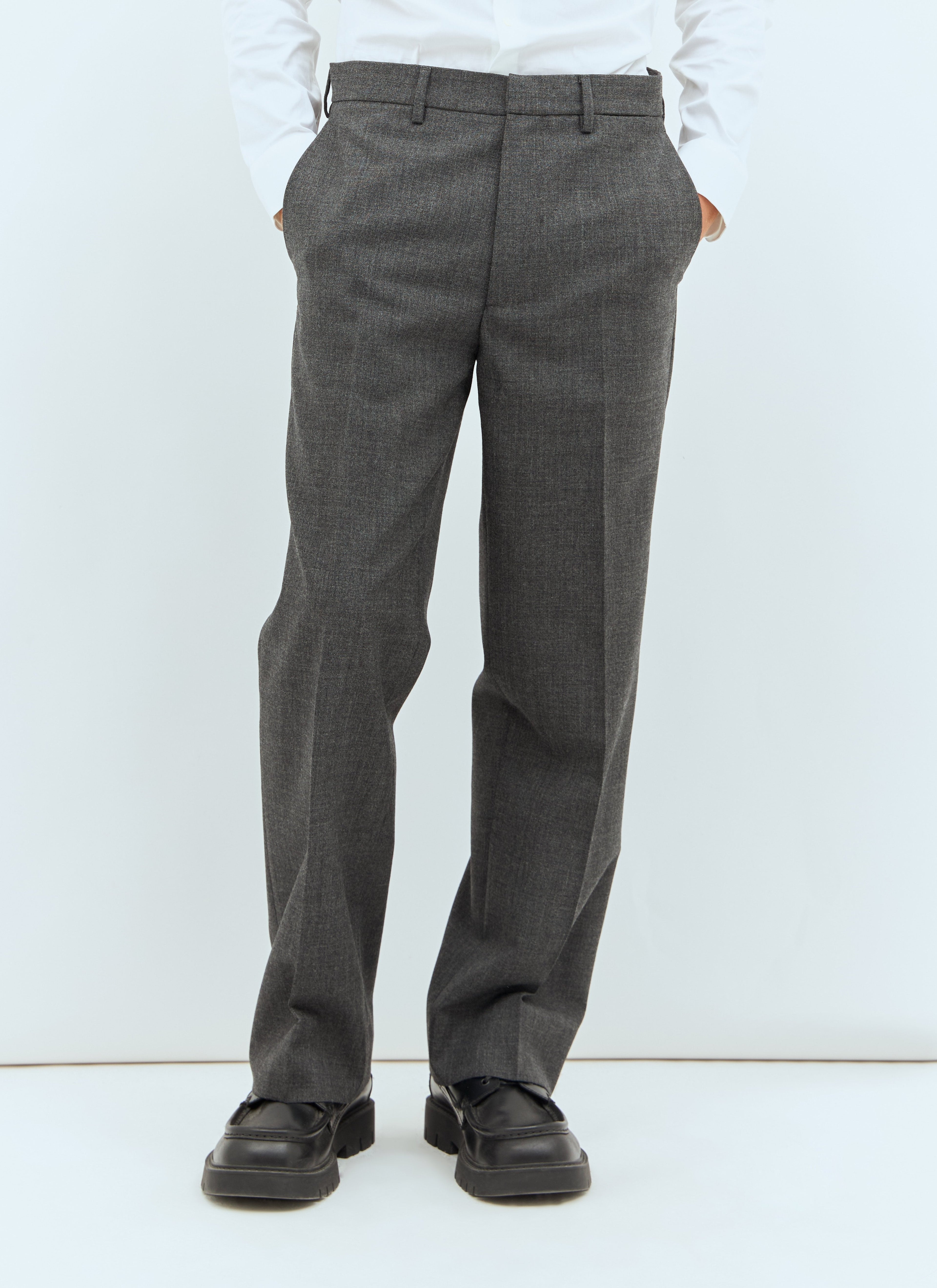 Miu Miu Men Marled Wool Pants by Luosophy