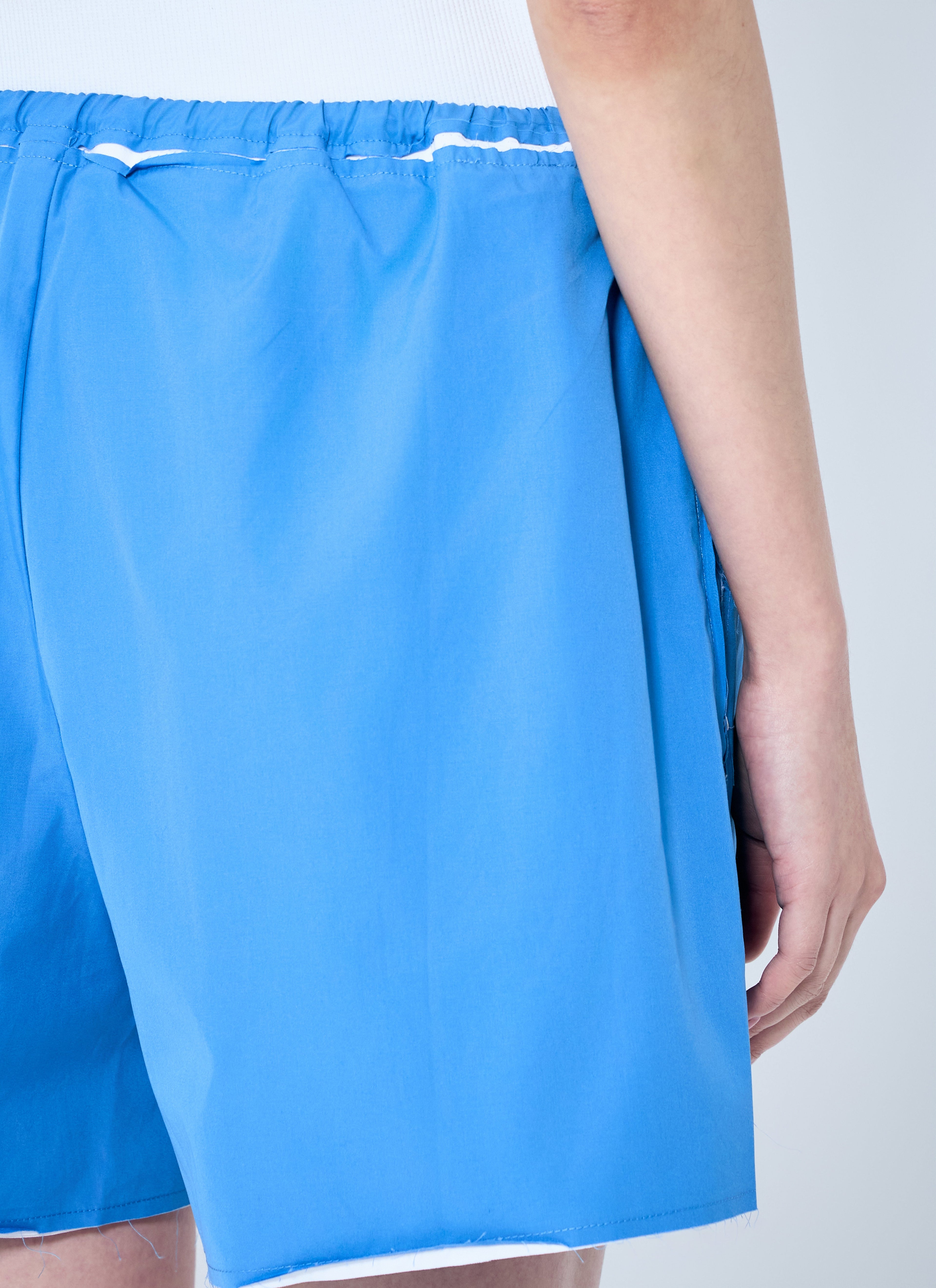 Miu Miu Women Poplin Boxer Shorts by Luosophy