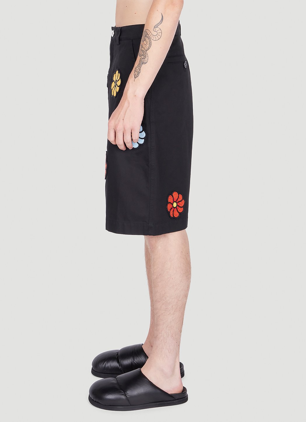 1 Moncler Jw Anderson Women Floral Bermuda Shorts by Luosophy