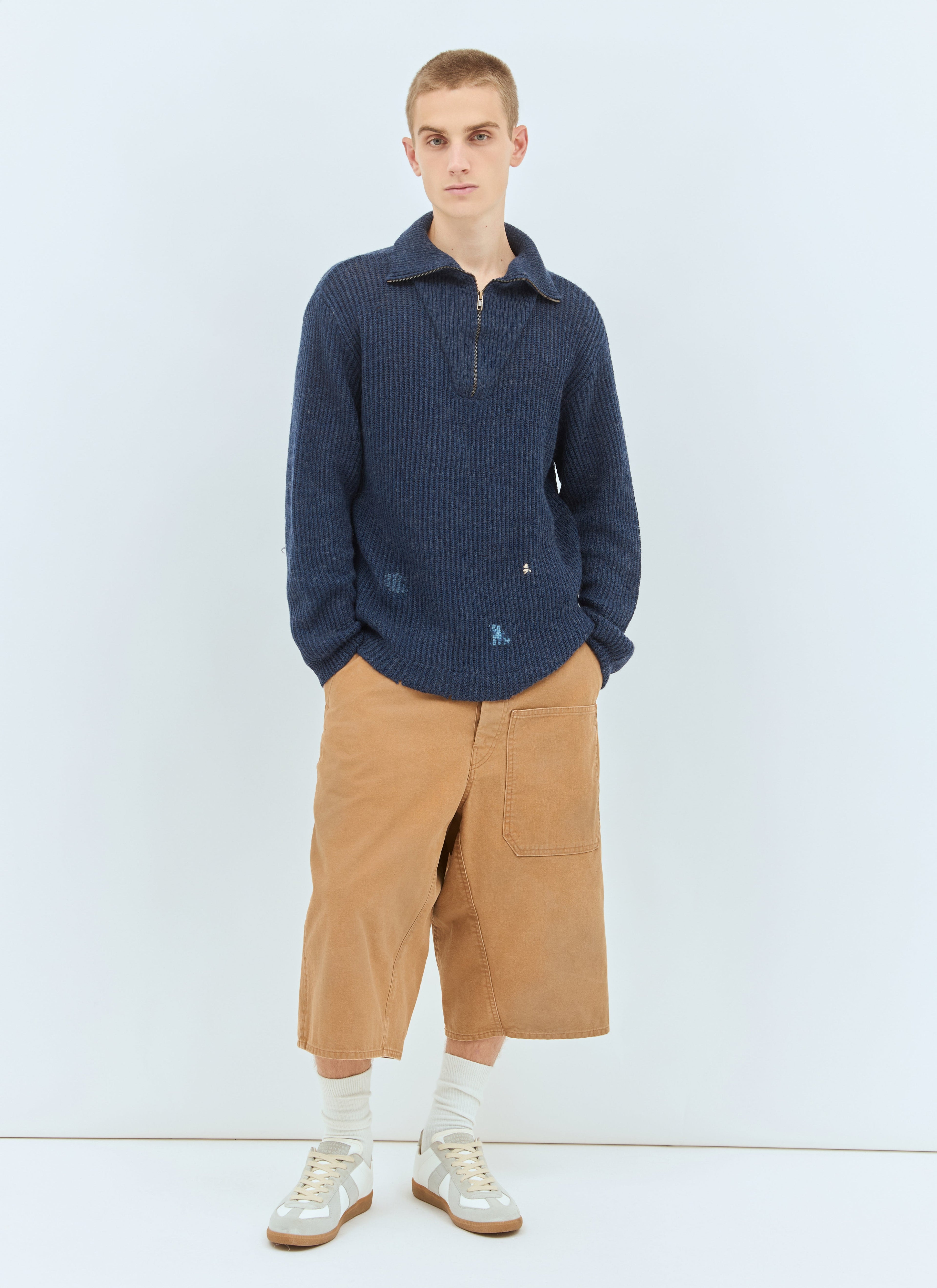 Maison Margiela Men Summer Shetland Knit Sweater by Luosophy