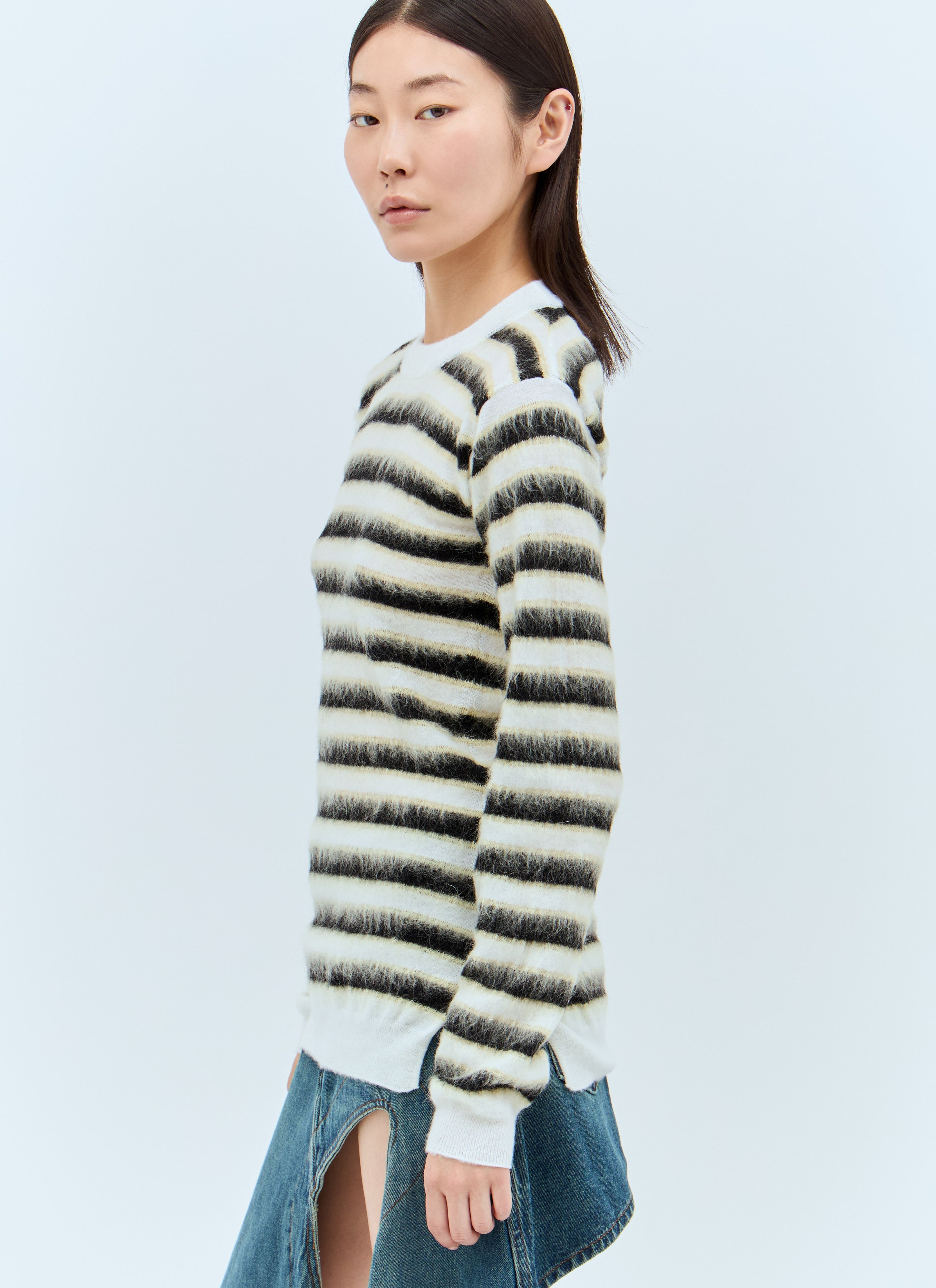 Marni Women Striped Wool-Mohair Sweater by Luosophy