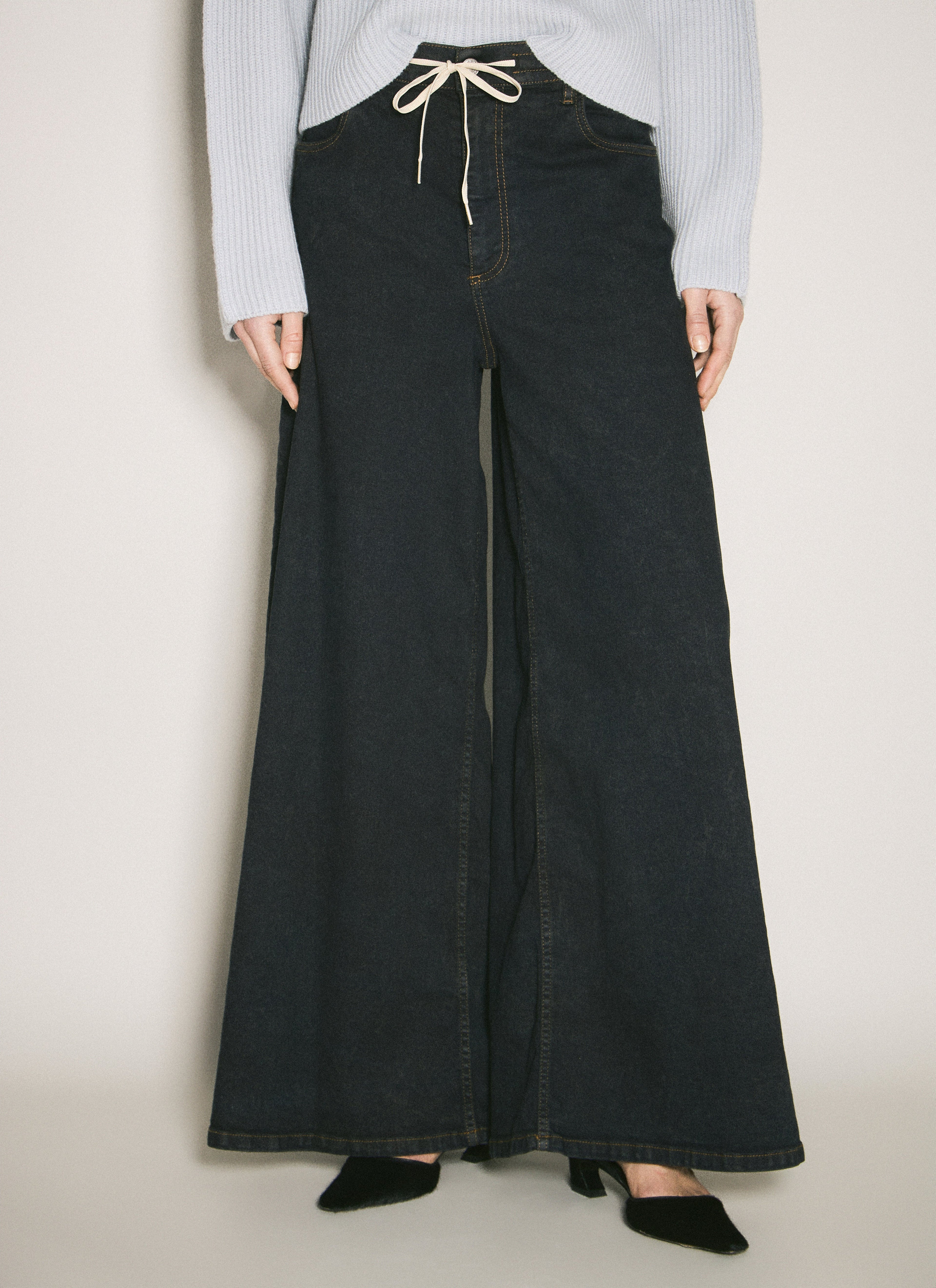 Marni Women Wide-Leg Stretch Jeans by Luosophy