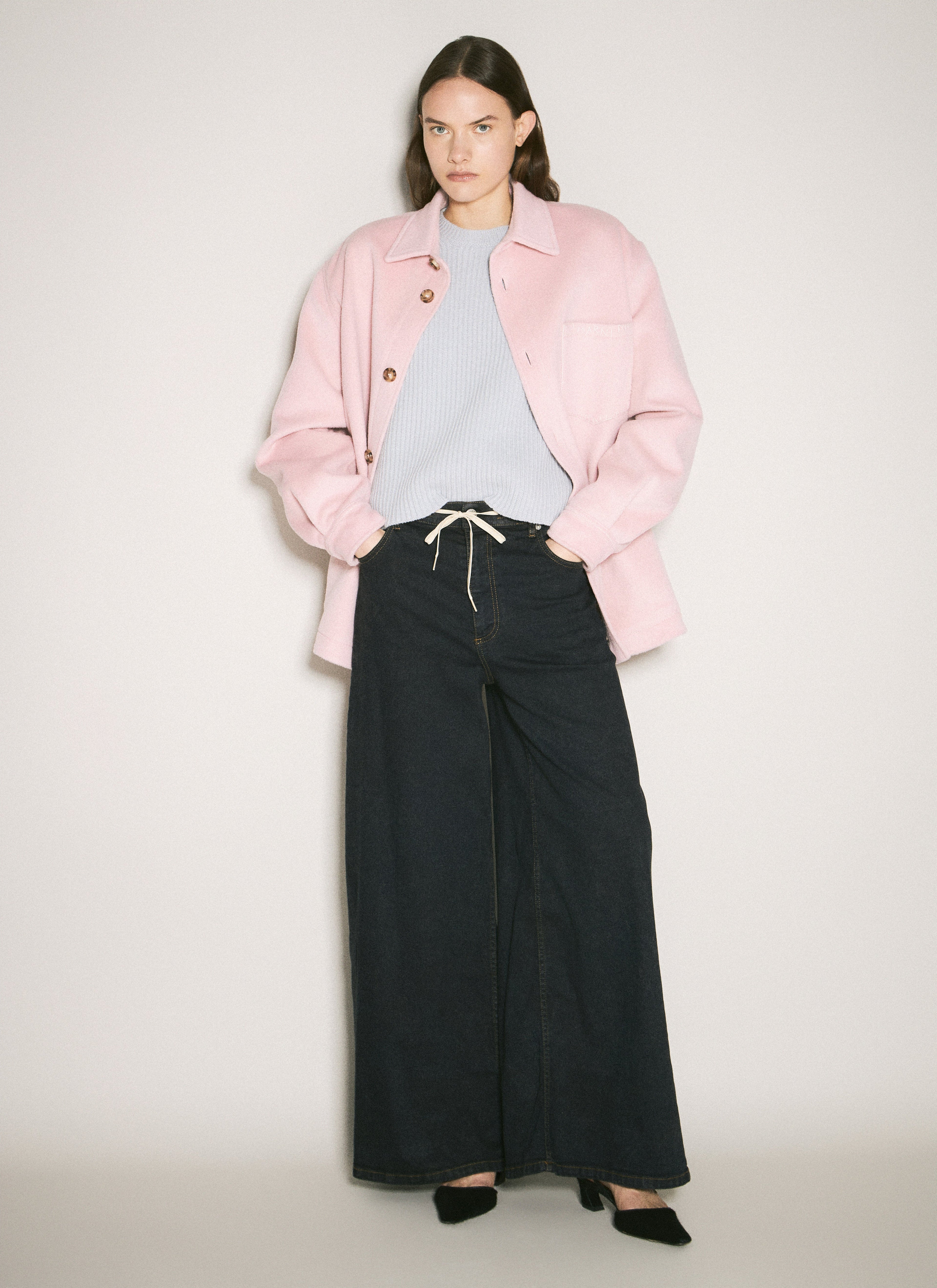 Marni Women Wide-Leg Stretch Jeans by Luosophy