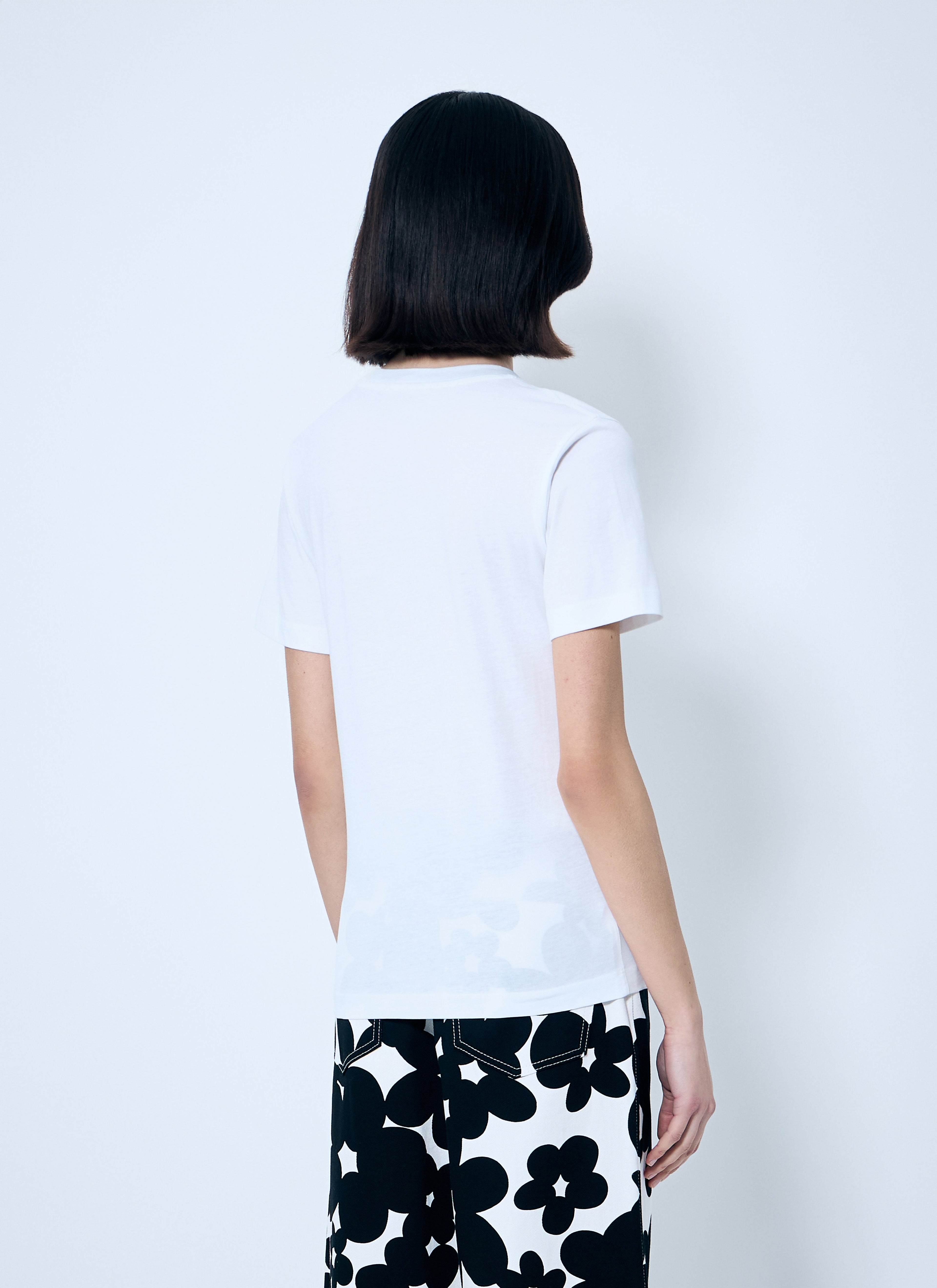 Marni Women Logo Motif T-Shirt by Luosophy