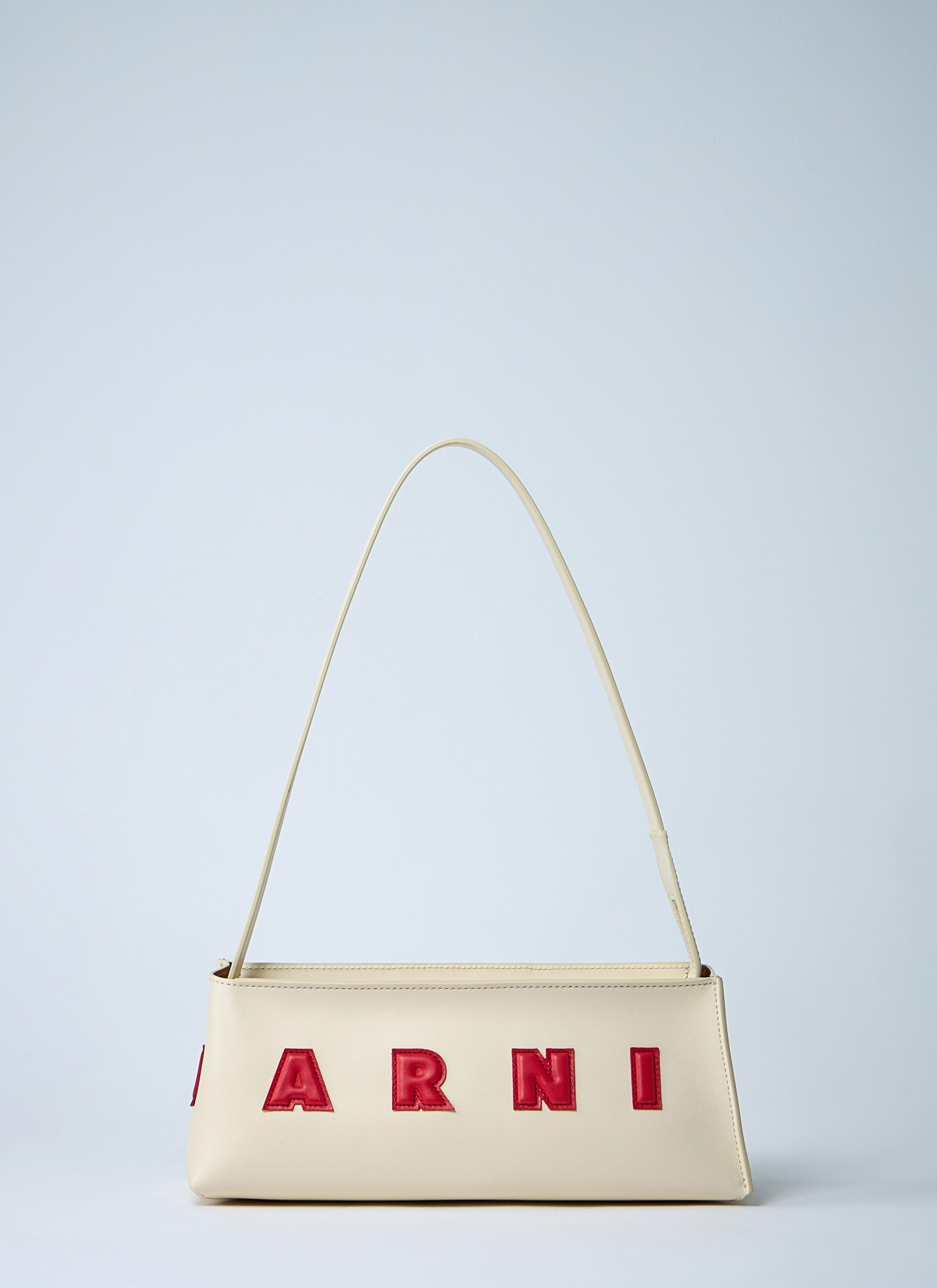 Marni Women Leather Baguette Musuem Shoulder Bag by Luosophy