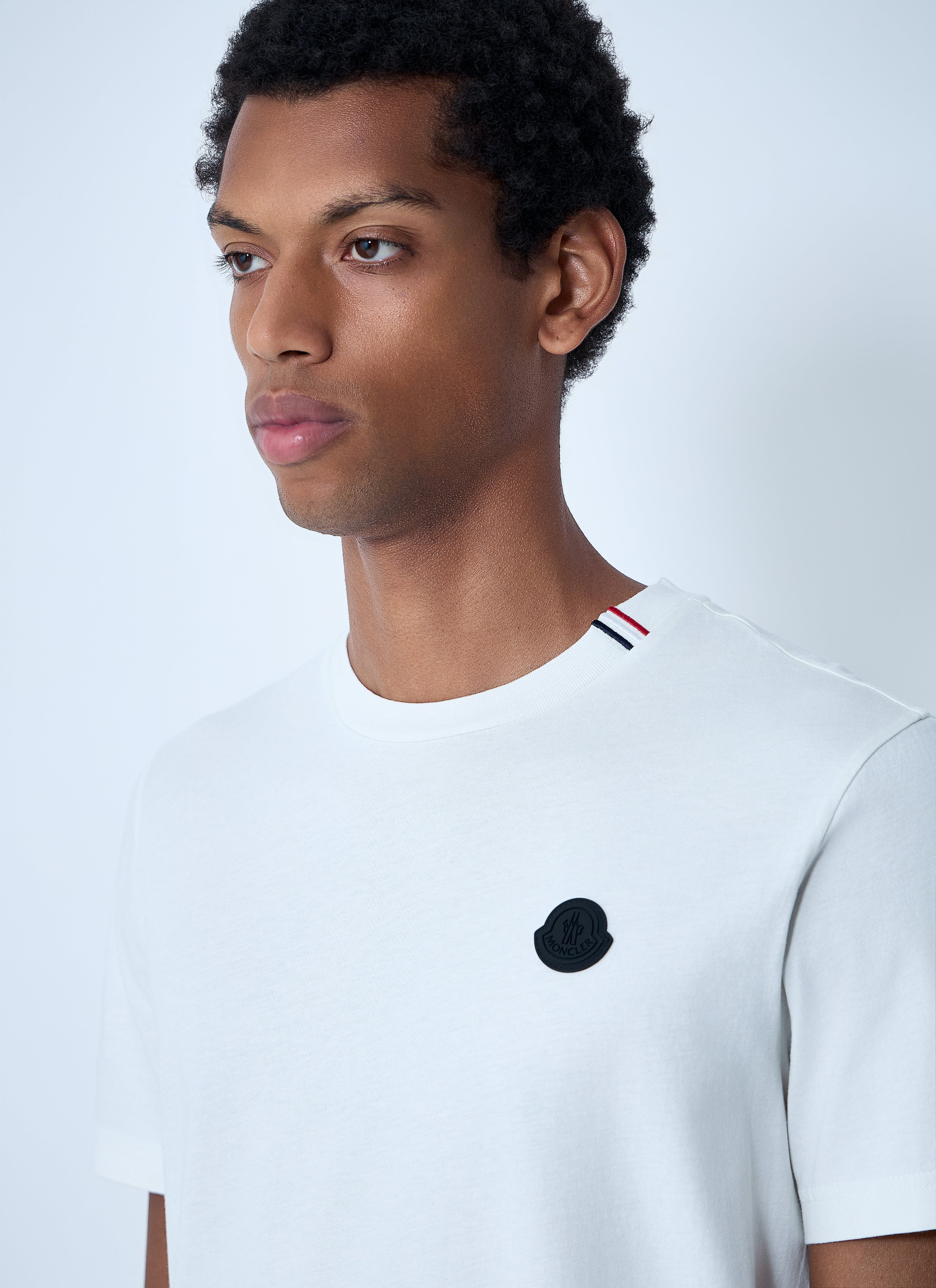 Moncler Men Logo Motif T-Shirt by Luosophy