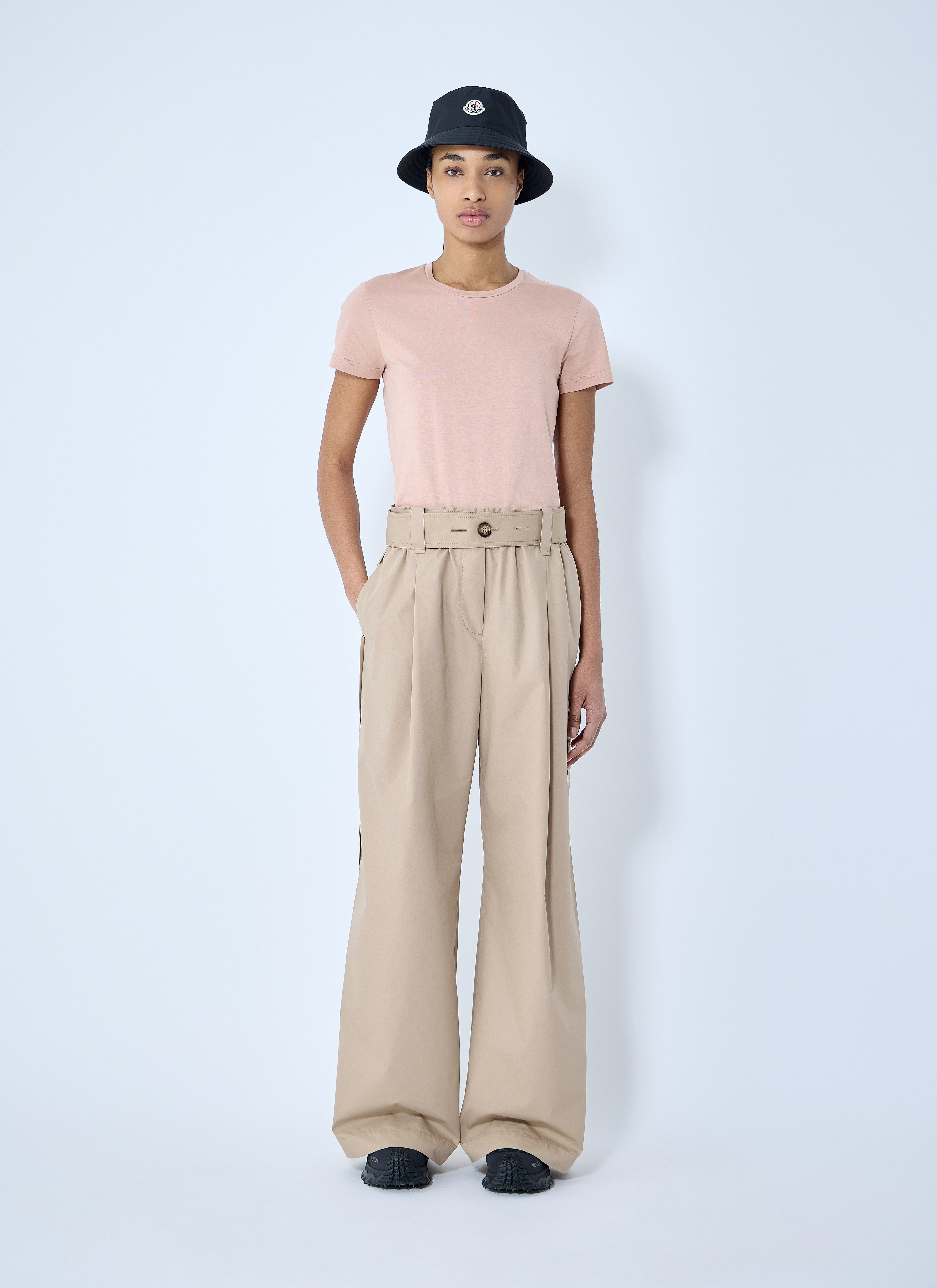 Moncler Women Belted Gathered Pants by Luosophy