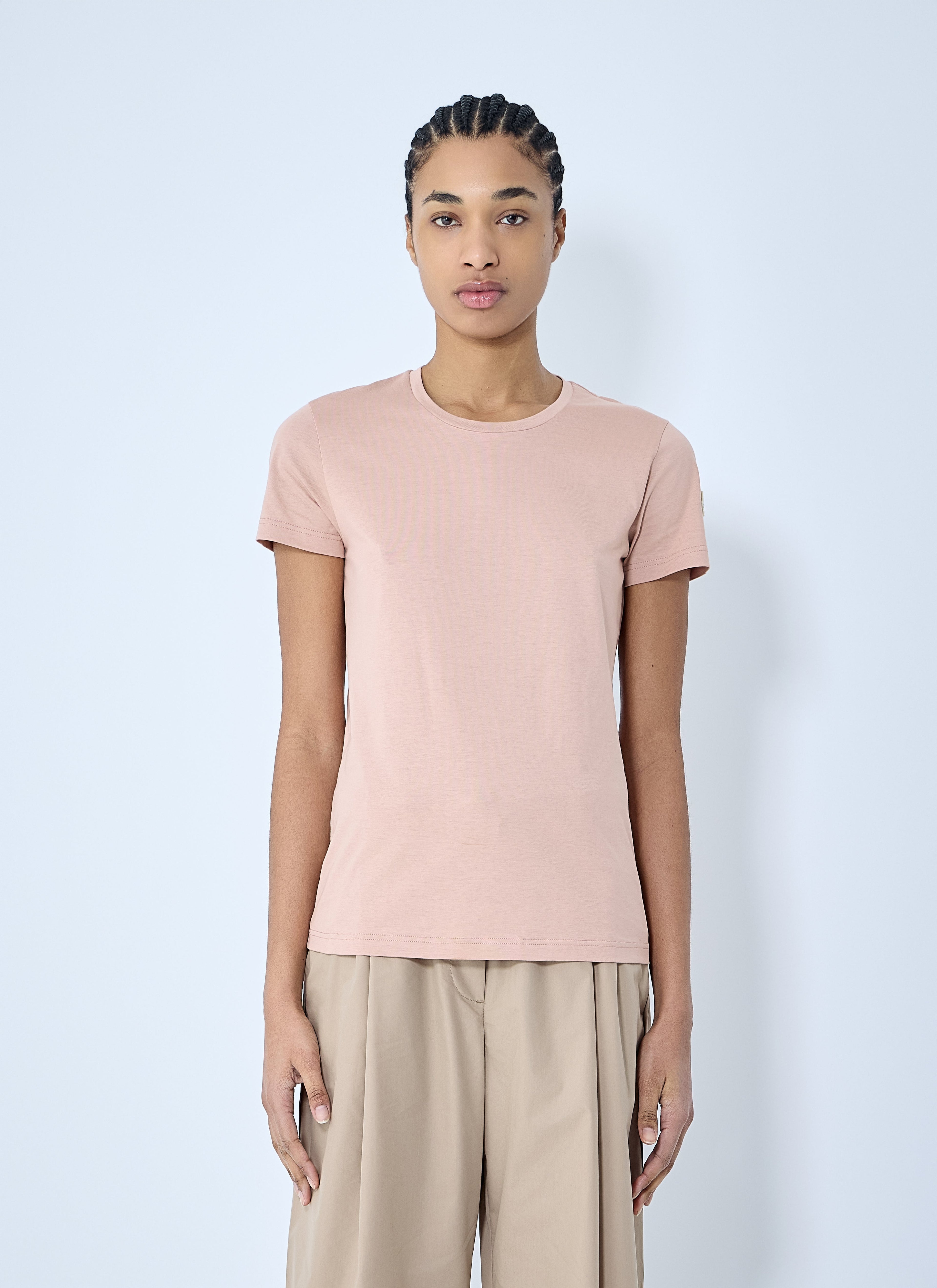 Moncler Women Logo Motif T-Shirt by Luosophy