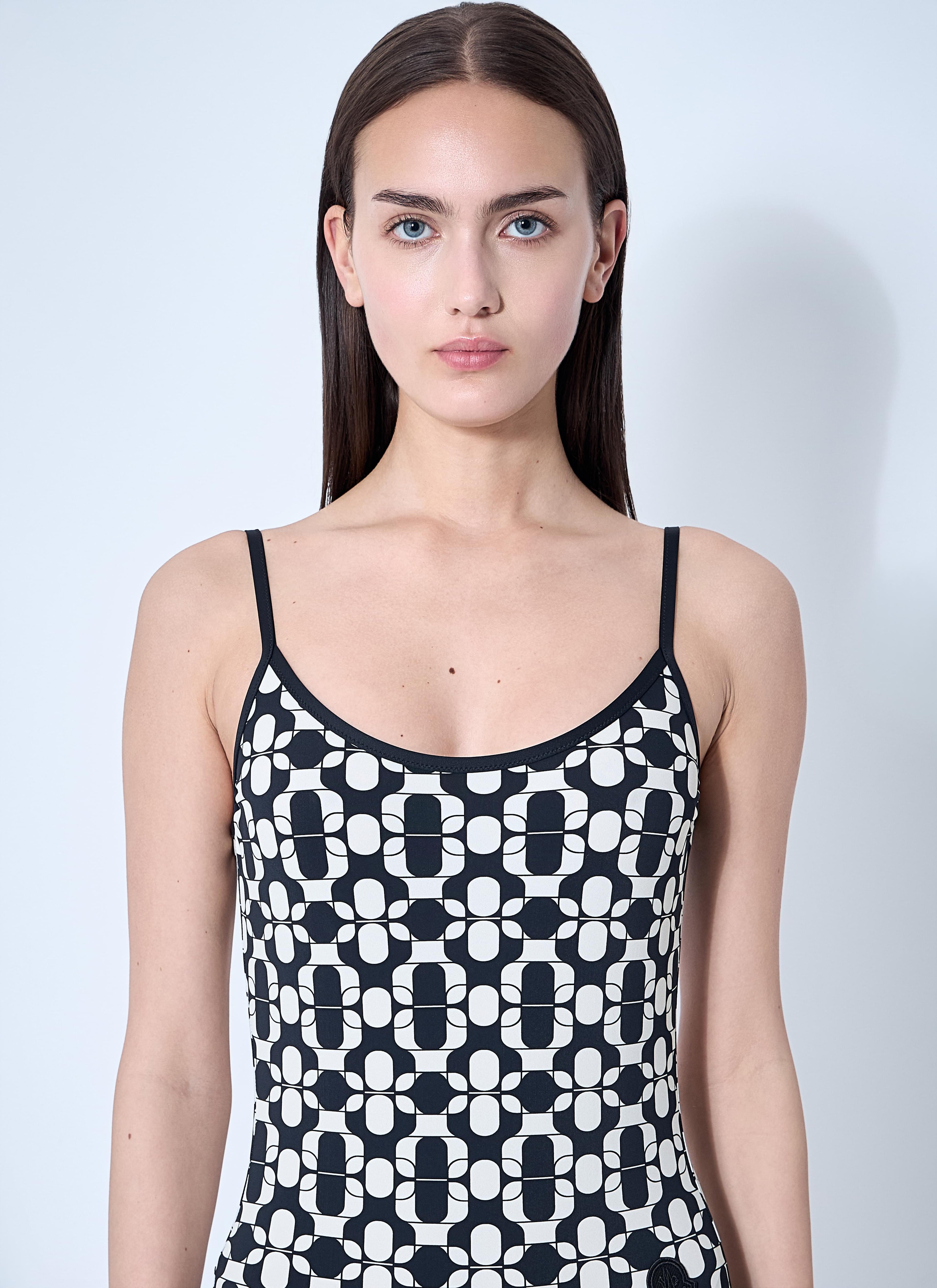 Moncler women printed swimsuit