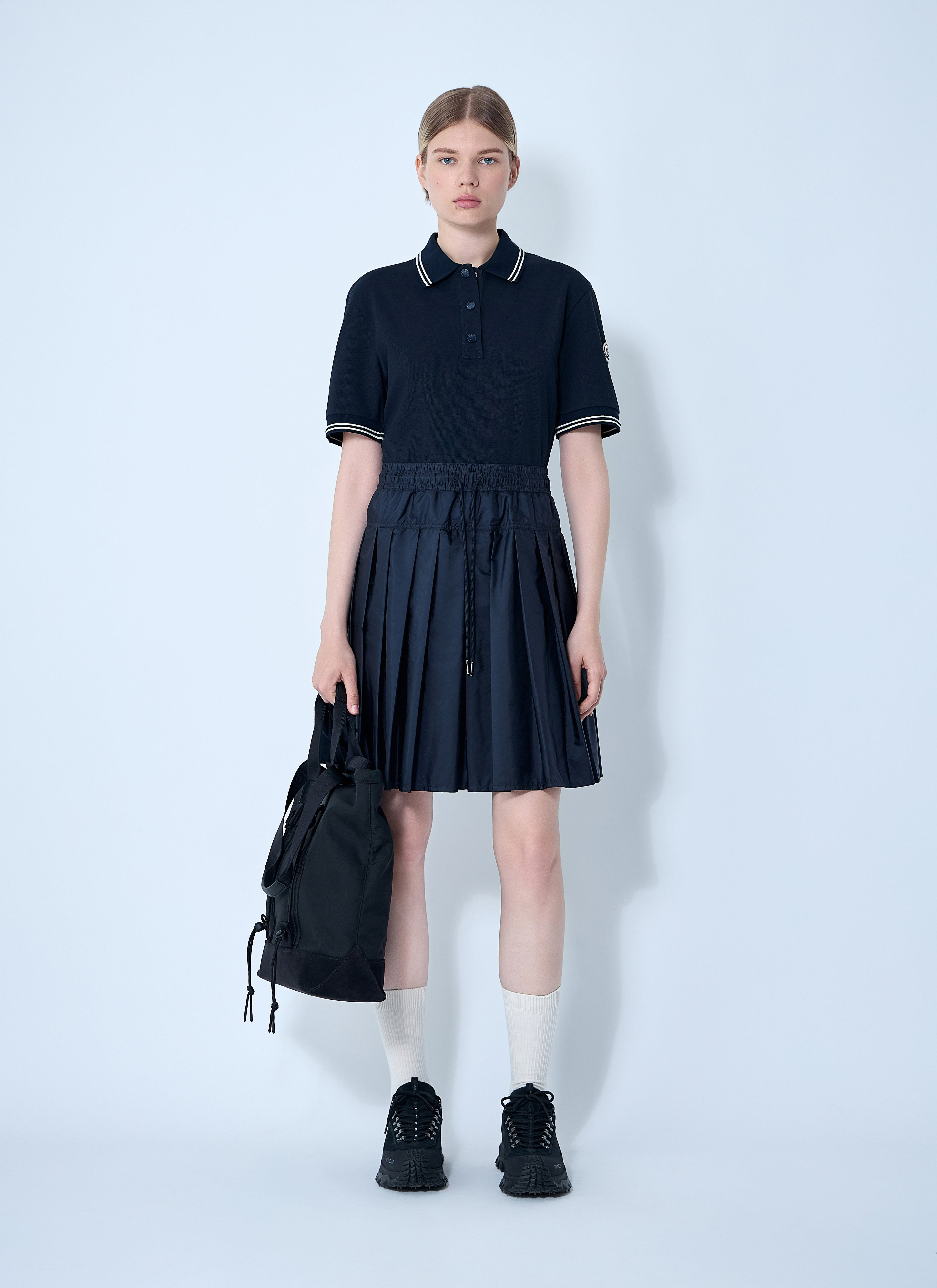 Moncler Women Piquet Polo Shirt Dress by Luosophy