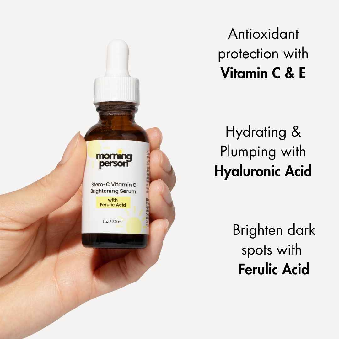 Morning Person Stem-C Vitamin C Brightening Serum with Ferulic Acid