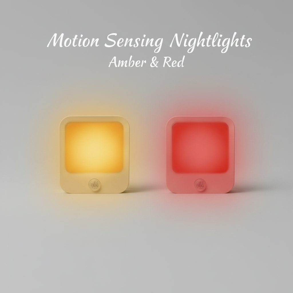 Nightlight - Motion Sensing Amber Circadian Friendly by DreamWalkerz