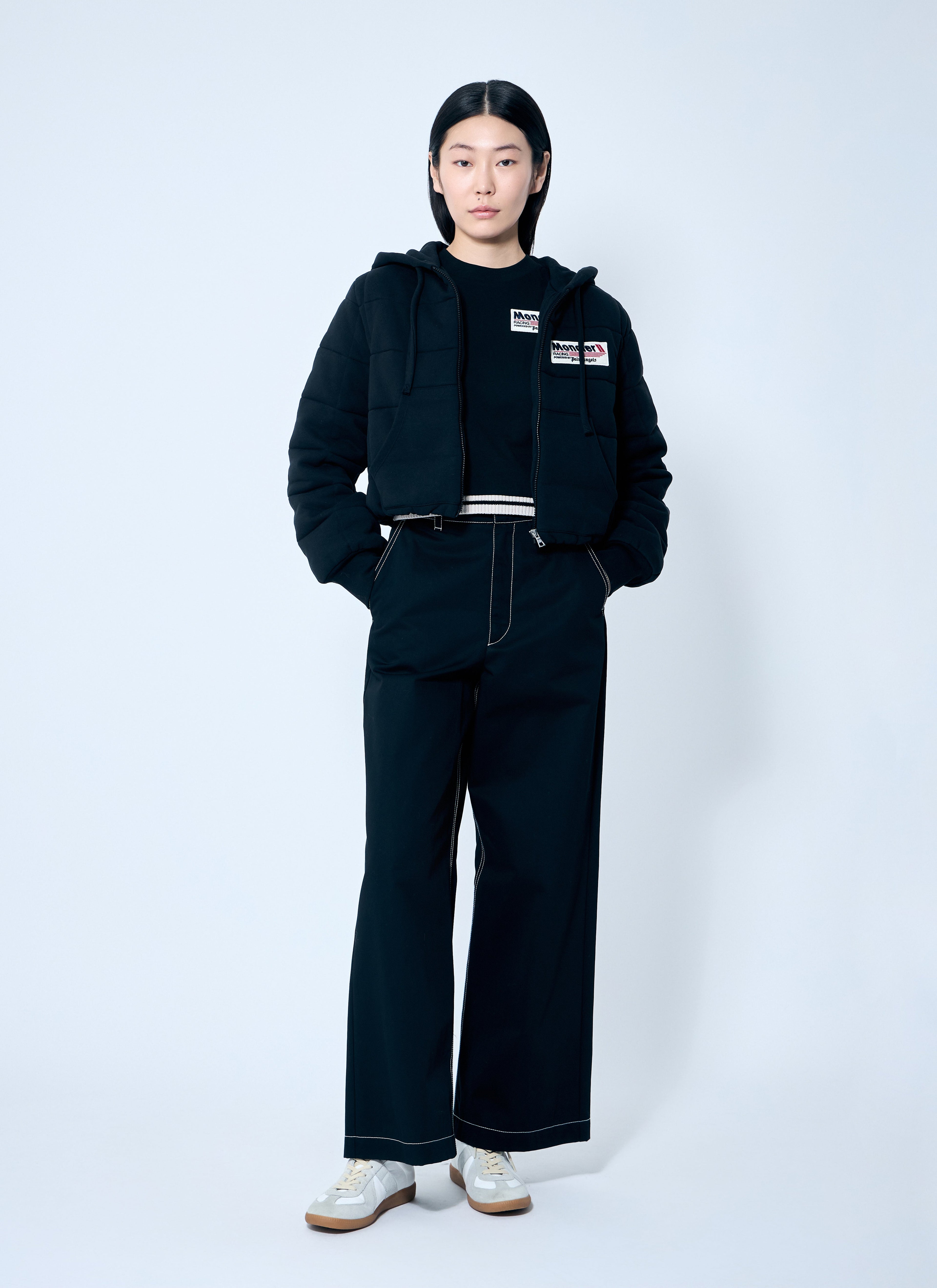 8 Moncler Palm Angels Women Wide-Leg Pants by Luosophy