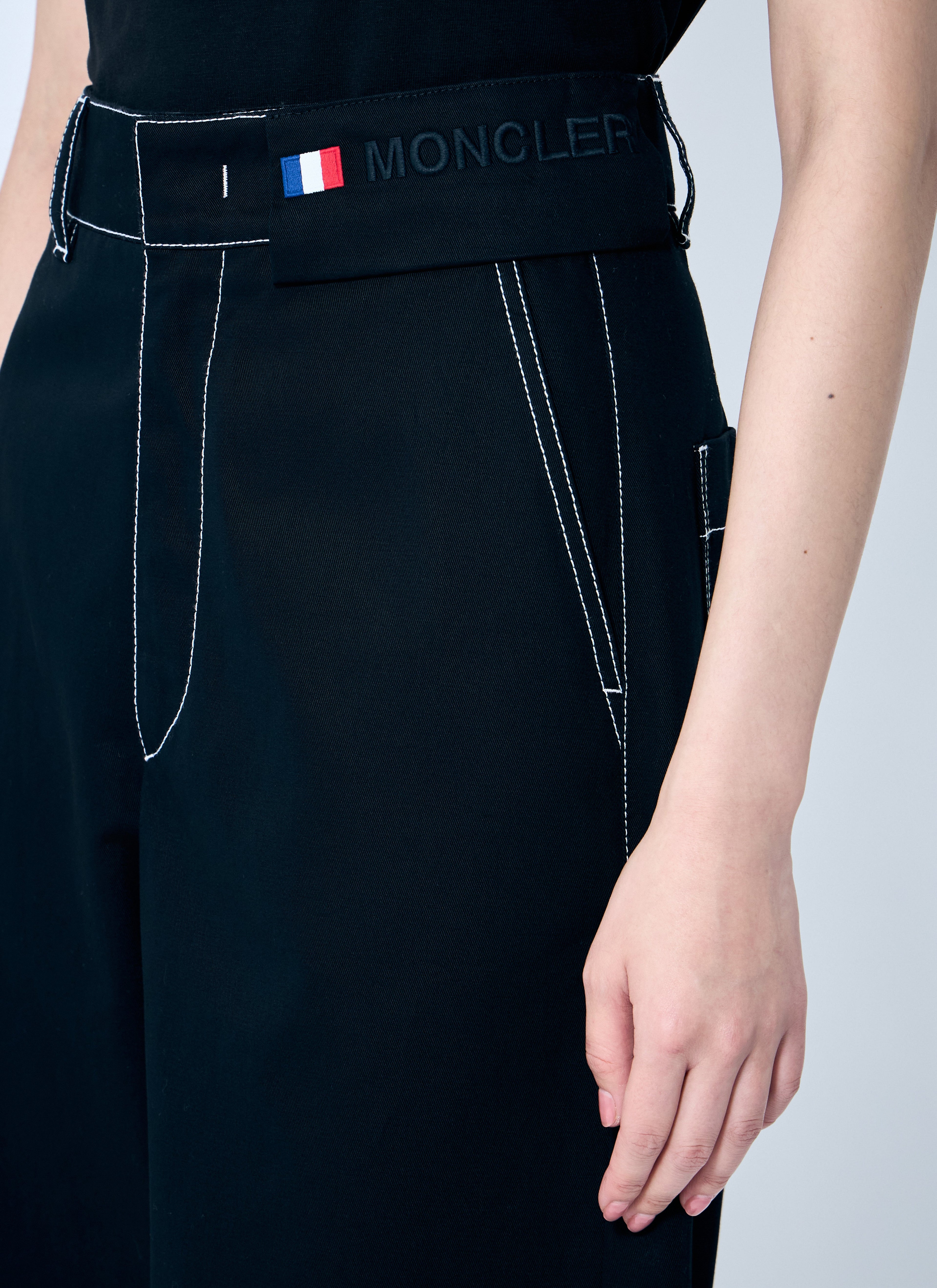 8 Moncler Palm Angels Women Wide-Leg Pants by Luosophy