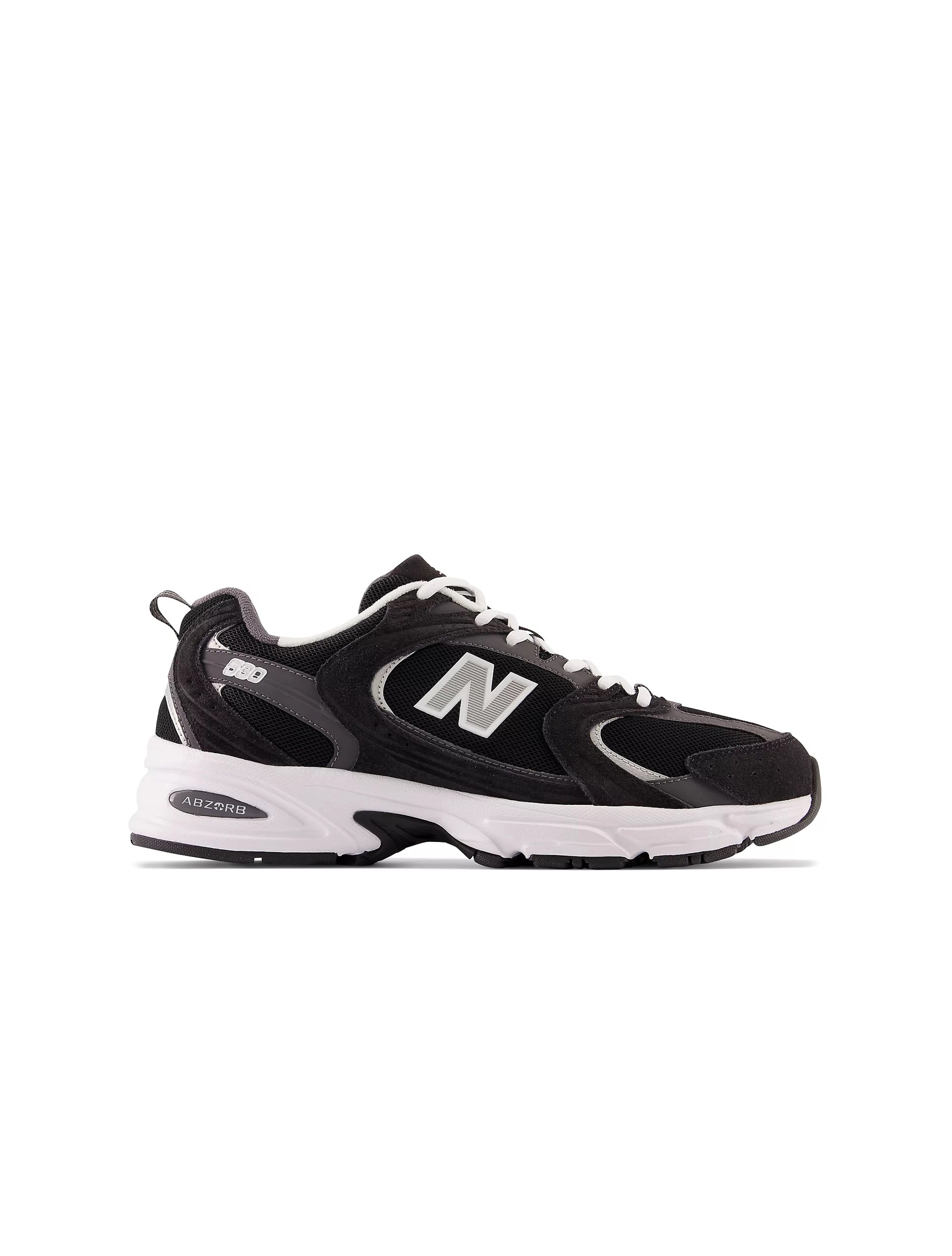 New Balance Mens 530 Running Shoes - Black/White by Denim Exchange