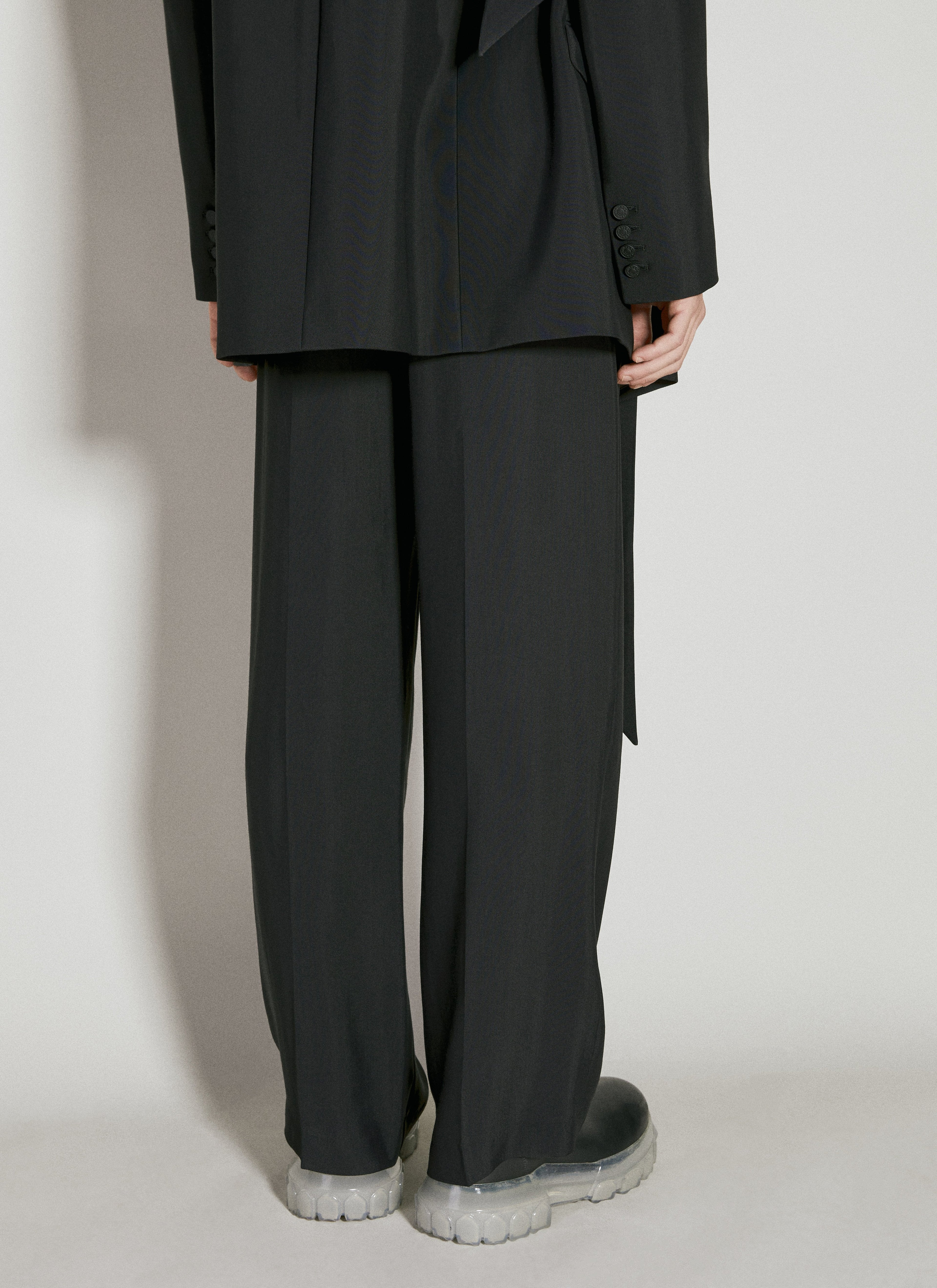 Mugler Men Cut-Out Tailored Pants by Luosophy