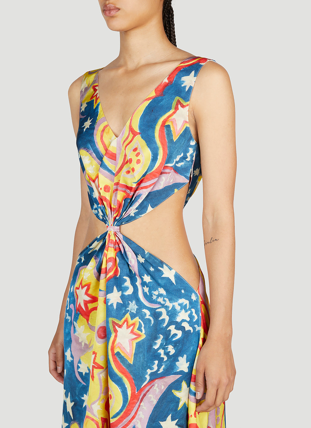 Marni x no vacancy women galactic paradise midi dress