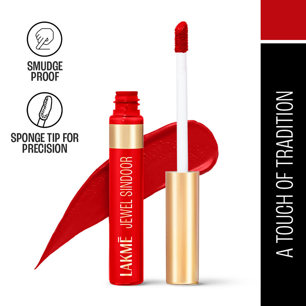 Lakme Forever Matte Sindoor, Long Lasting, Smudgeproof - Red