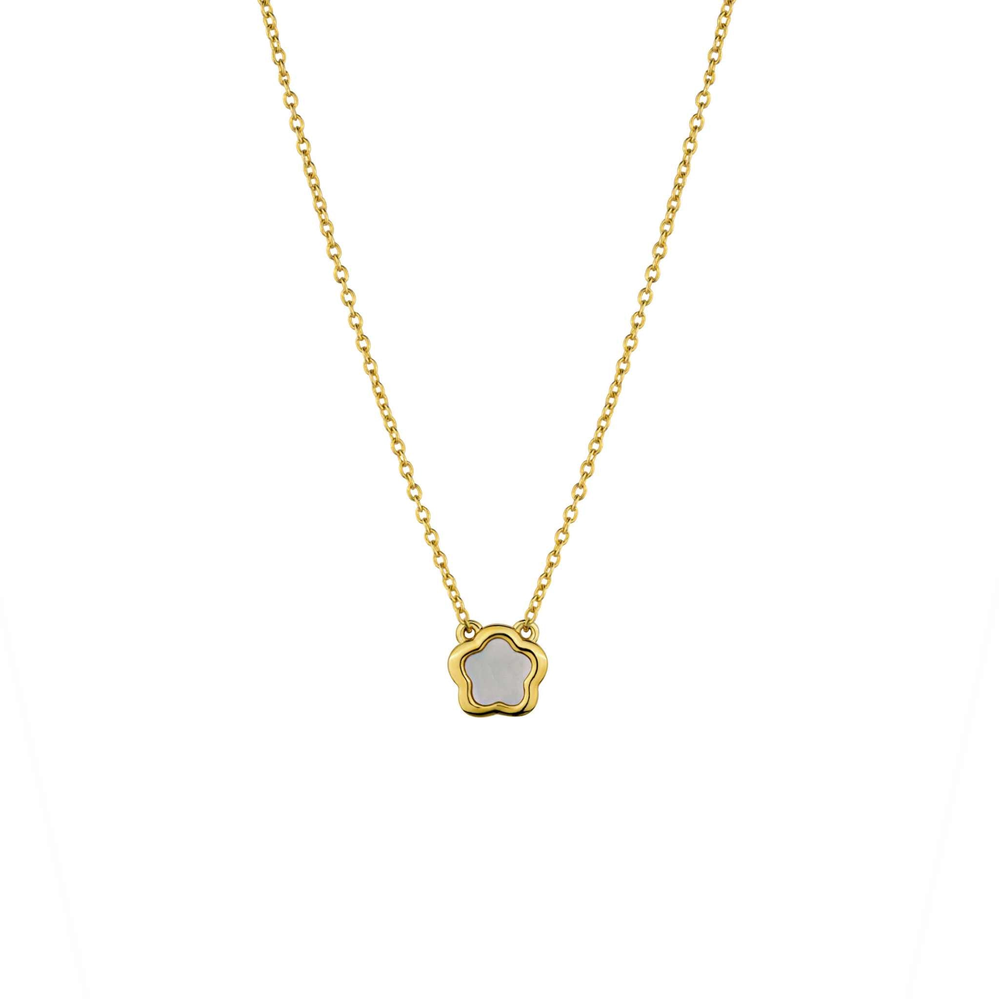Nacre Flower Necklace