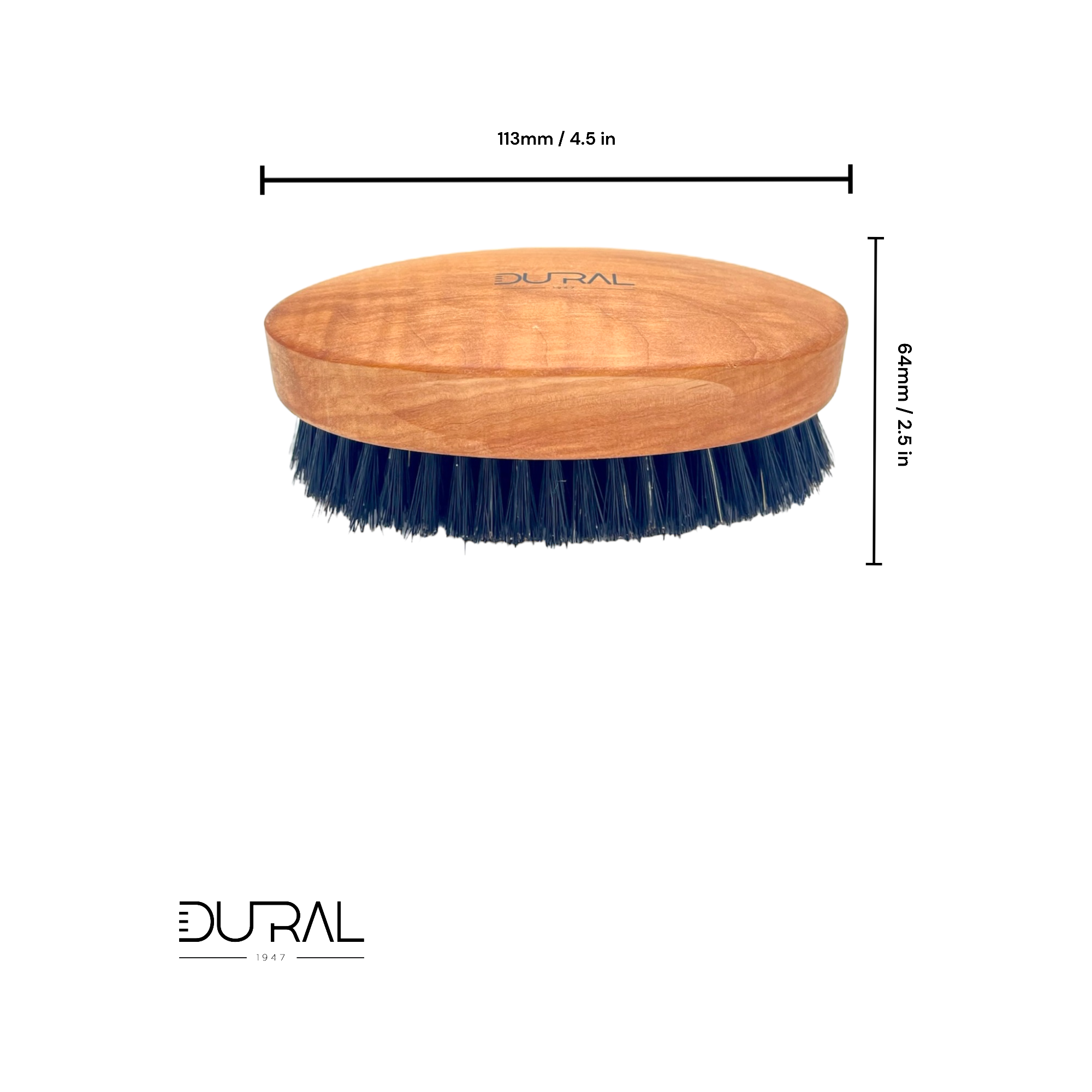 Dural Pear wood XL soft beard brush with natural bristles by Pasteur Pharmacy