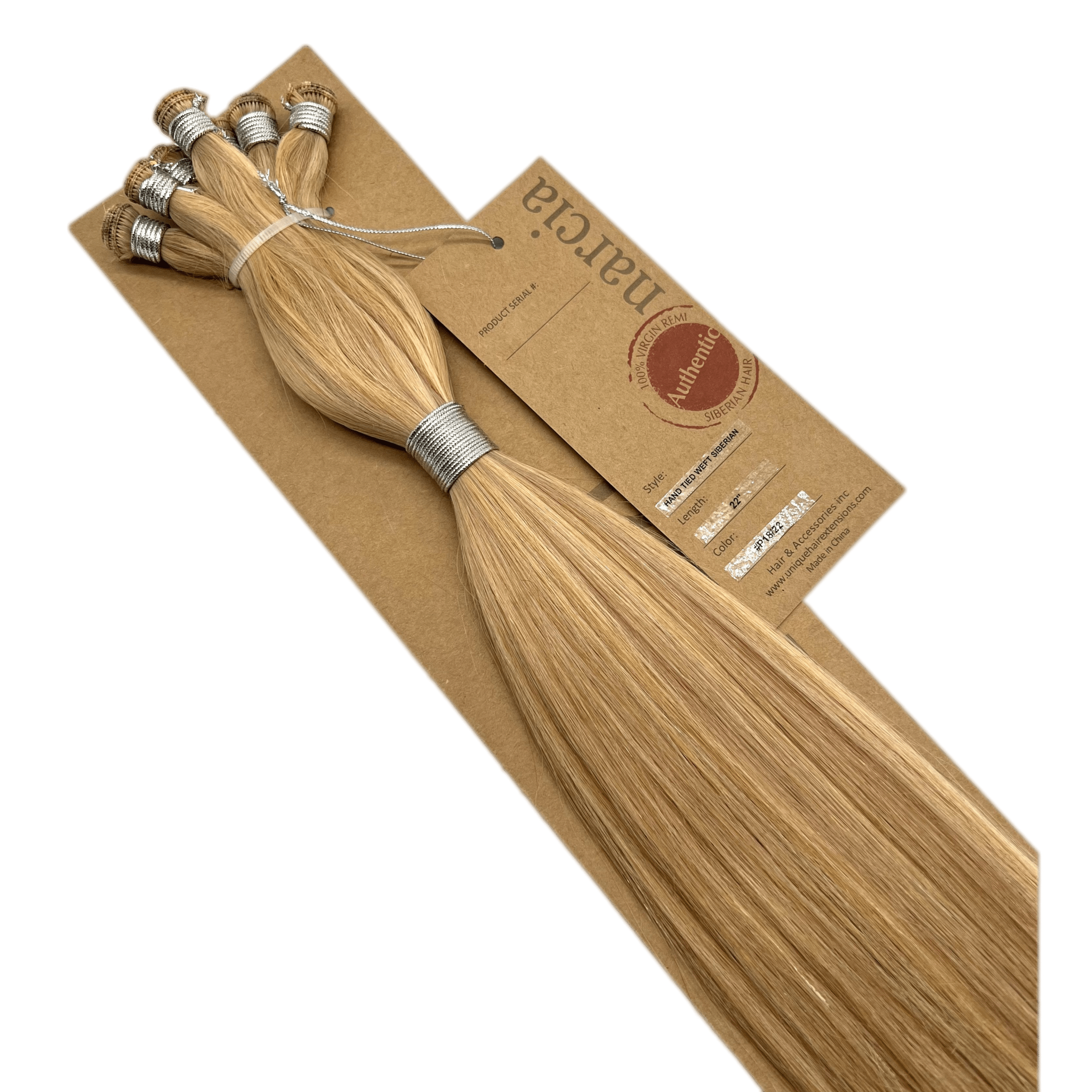 Narcia Remy Siberian Hand Tied Weft 22" (100g)