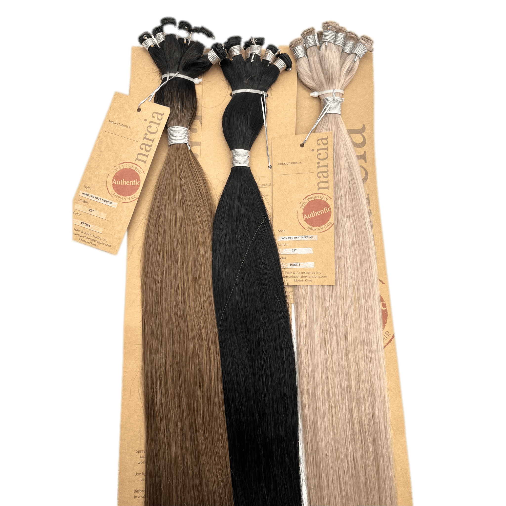 Narcia Remy Siberian Hand Tied Weft 22" (100g)