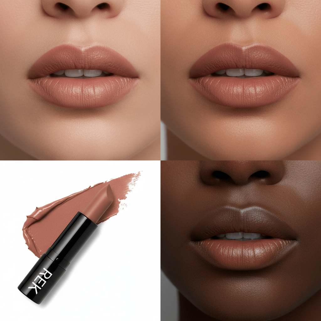 Cream Lipstick Collection | REK Cosmetics | Creamy Finish, Longwear Formula by REK Cosmetics