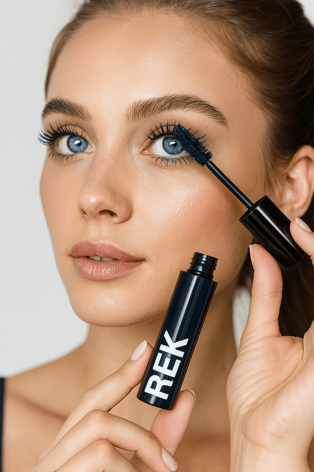 The viral Navy Sensitive Mascara that brightens your eyes without irritation by REK Cosmetics