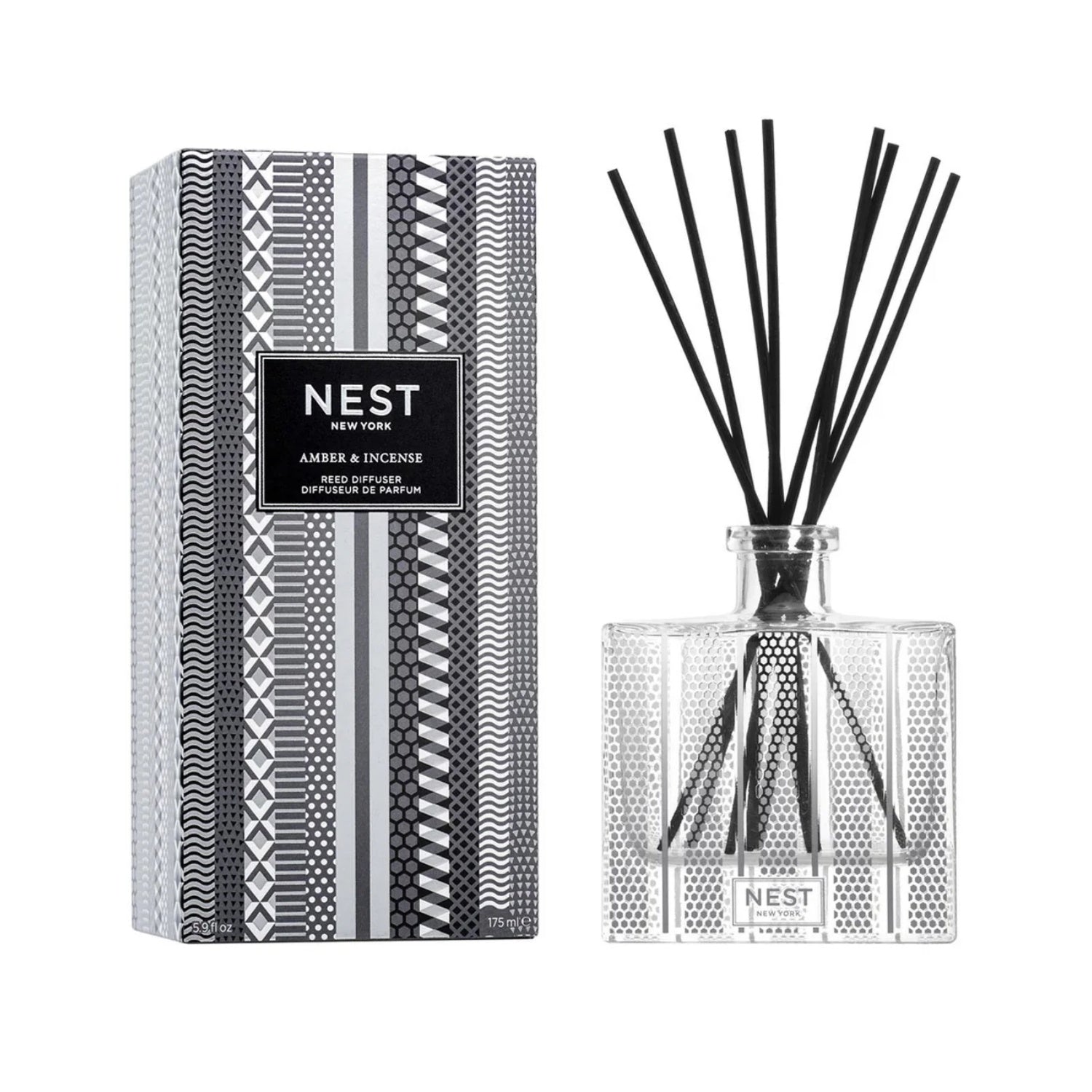 Nest New York Amber & Incense Reed Diffuser 175 mL by Nava Beauty