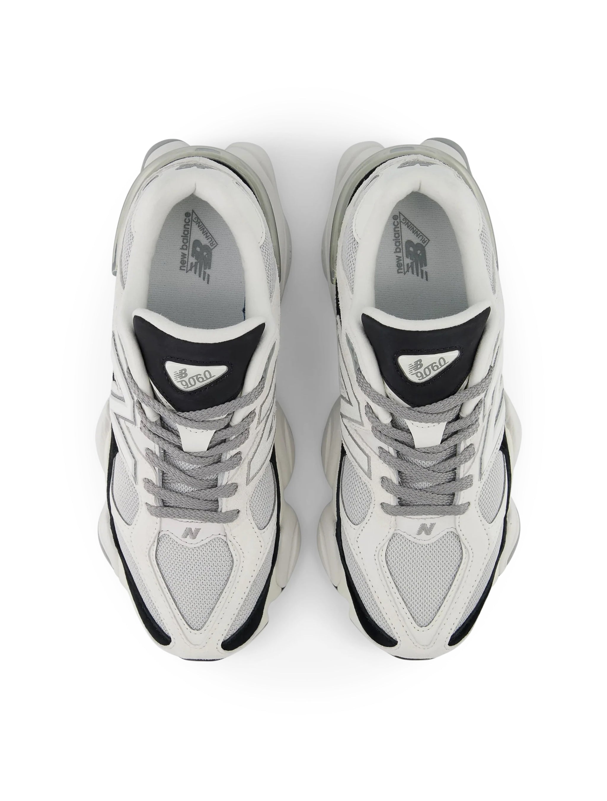New Balance Mens 9060 Lifestyle Shoes - White/Black by Denim Exchange