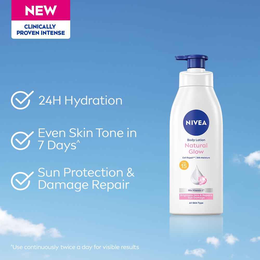 Nivea Body Lotion Natural Glow Cell Repair