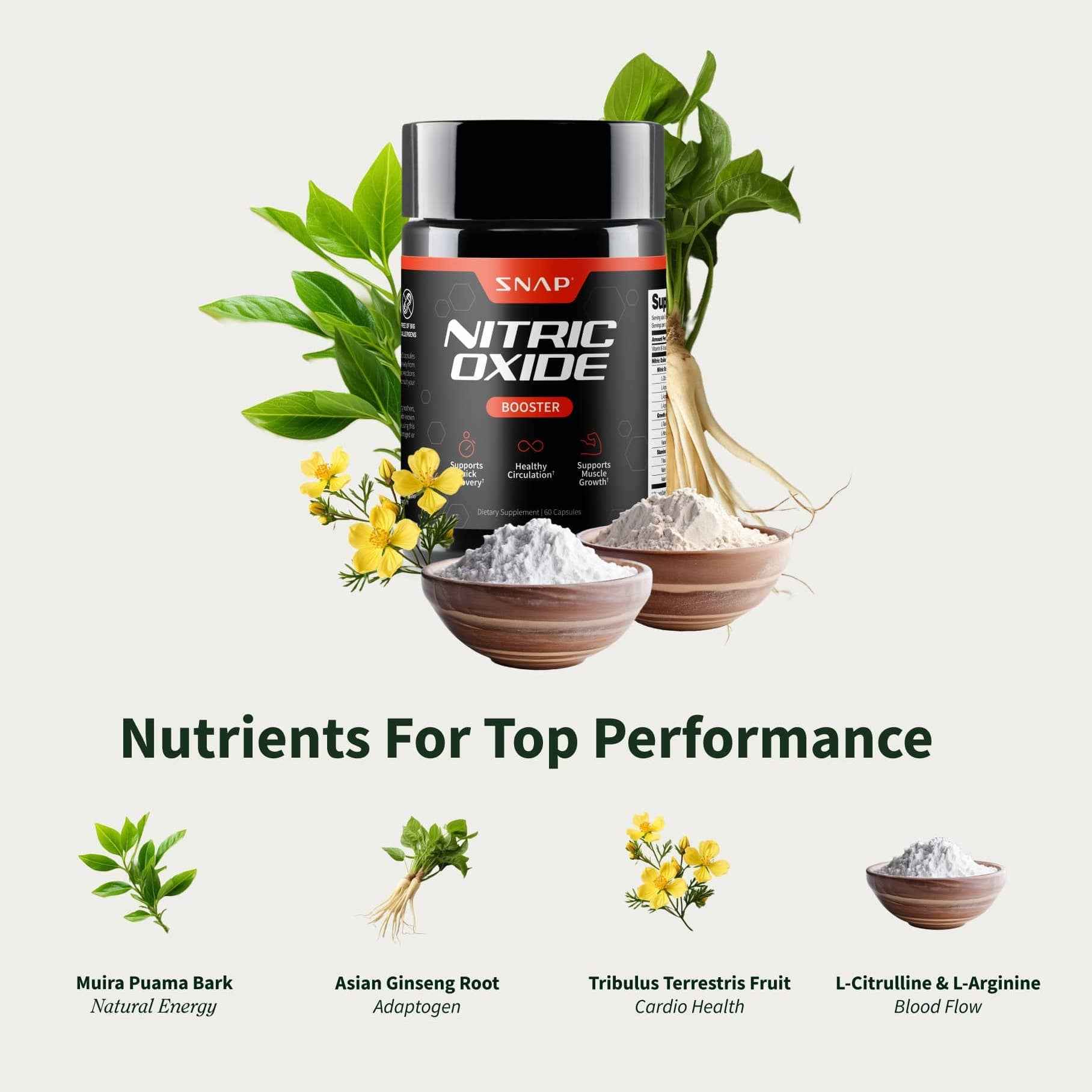 Ultimate Nitric Oxide + Testo Booster Bundle - Buy 3, Get 2
