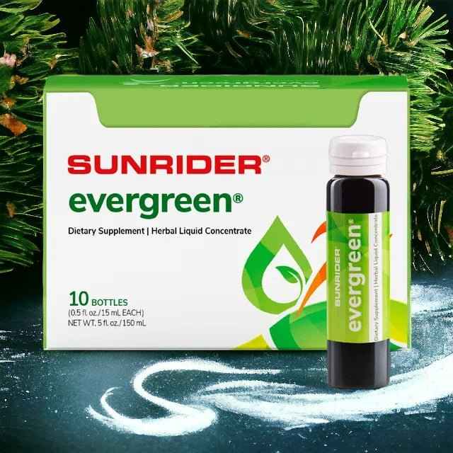 LIMIT 1 PER CUSTOMER Evergreen | Liquid Chlorophyll Herbal Beverage by Sunrider