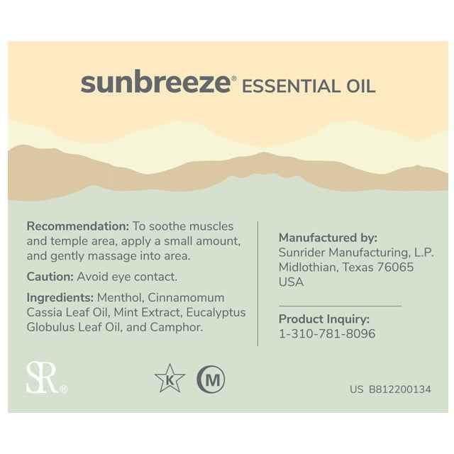 NOW AVAILABLE SunBreeze Oil - Bulk Savings by Sunrider
