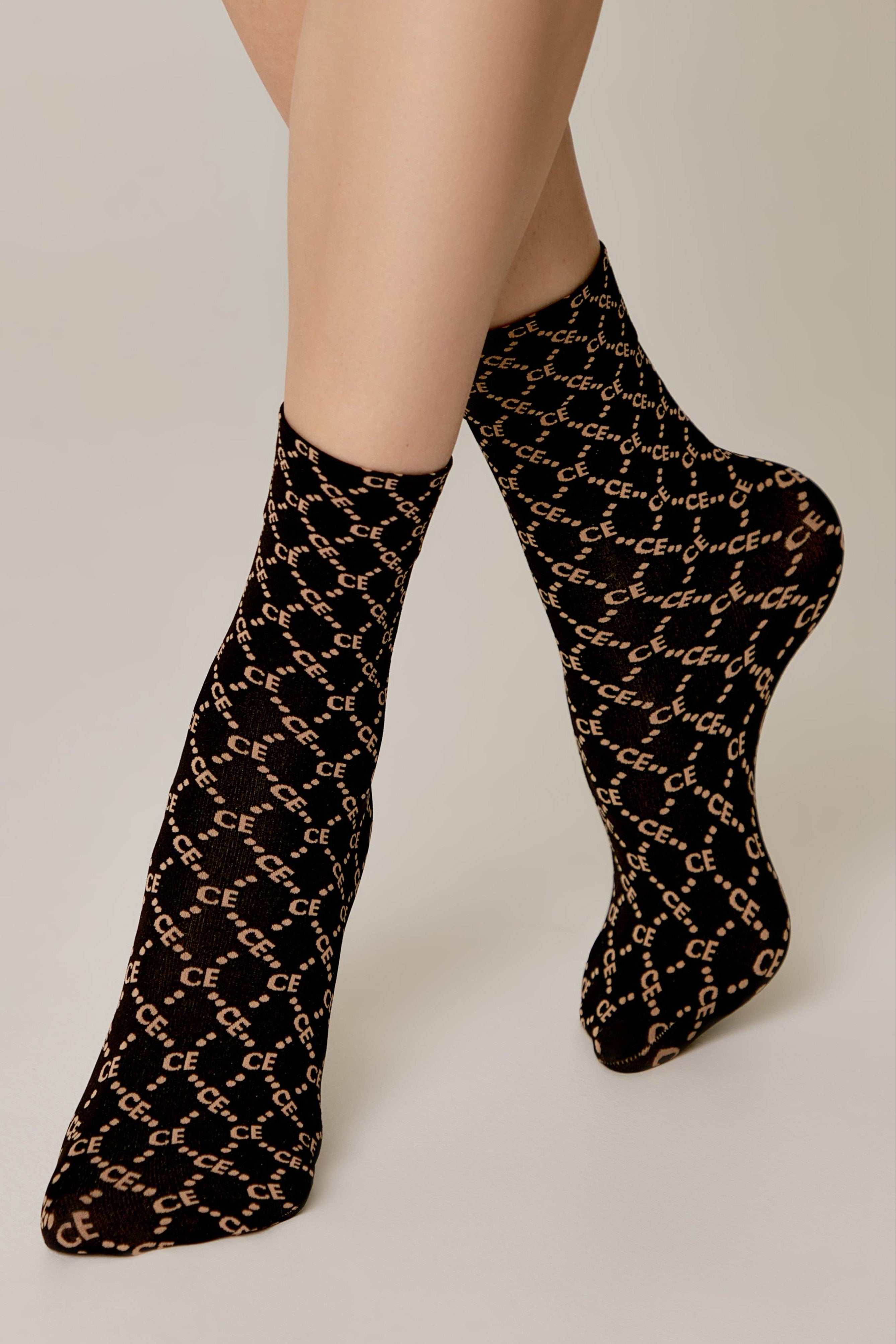 Socks Conte Fantasy - Diamond Pattern - DestGlow