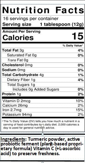Fermented Lead-Free Turmeric Powder – Unlock Superior Bioavailability and Joint Health by America&