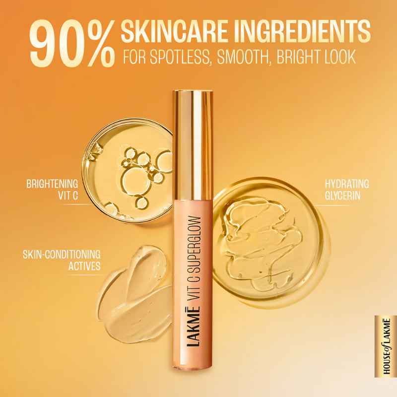 Lakme Vitamin C Superglow Concealer with 1 % Vit C - Sand