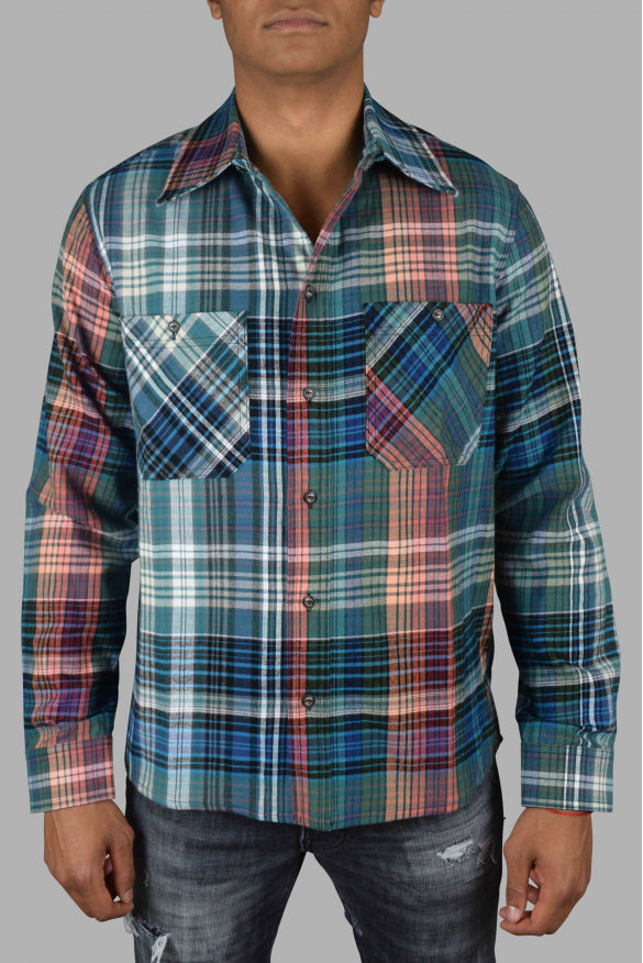 Off-White Men Checked Shirt by Luosophy