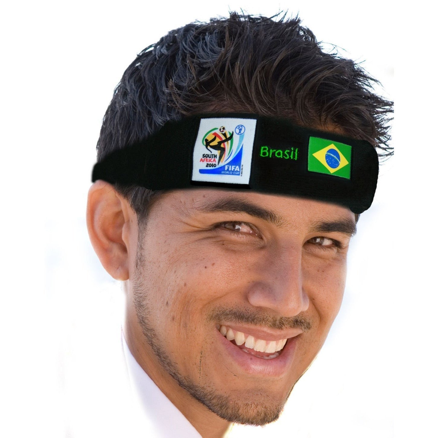 Brazil World Cup Soccer Headband - Vintage Collectible Official FIFA Licensed