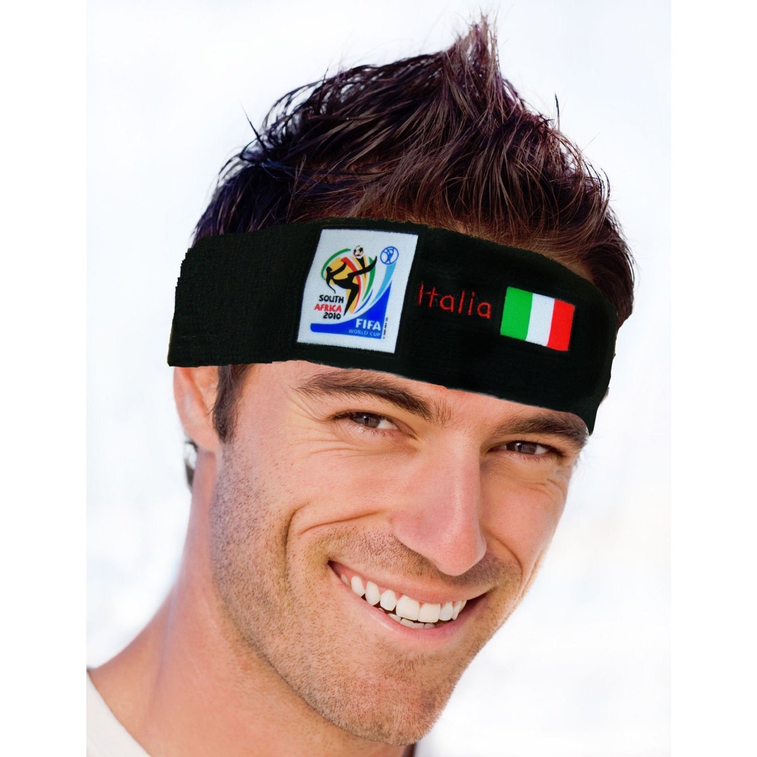 Italy World Cup Soccer Headband - Vintage Collectible Official FIFA Licensed