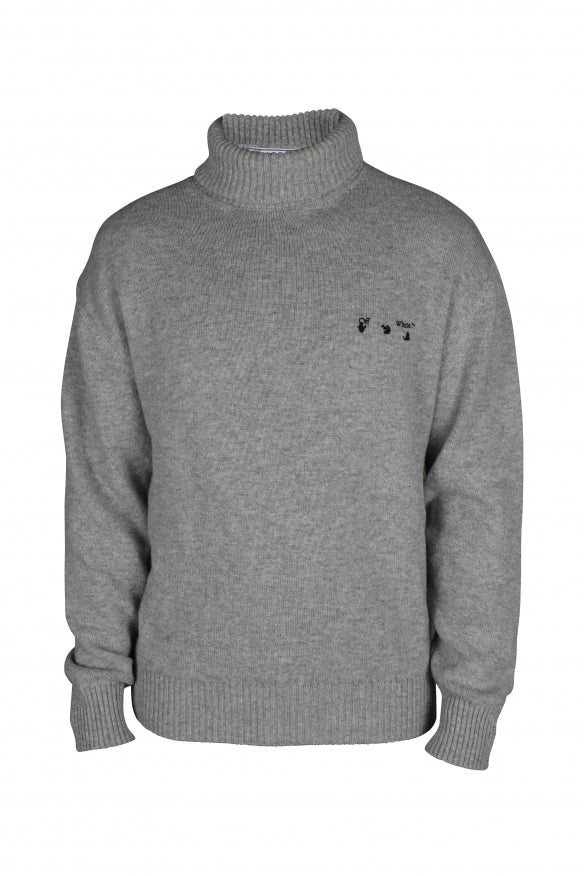 Off-White Men Turtleneck Sweater by Luosophy