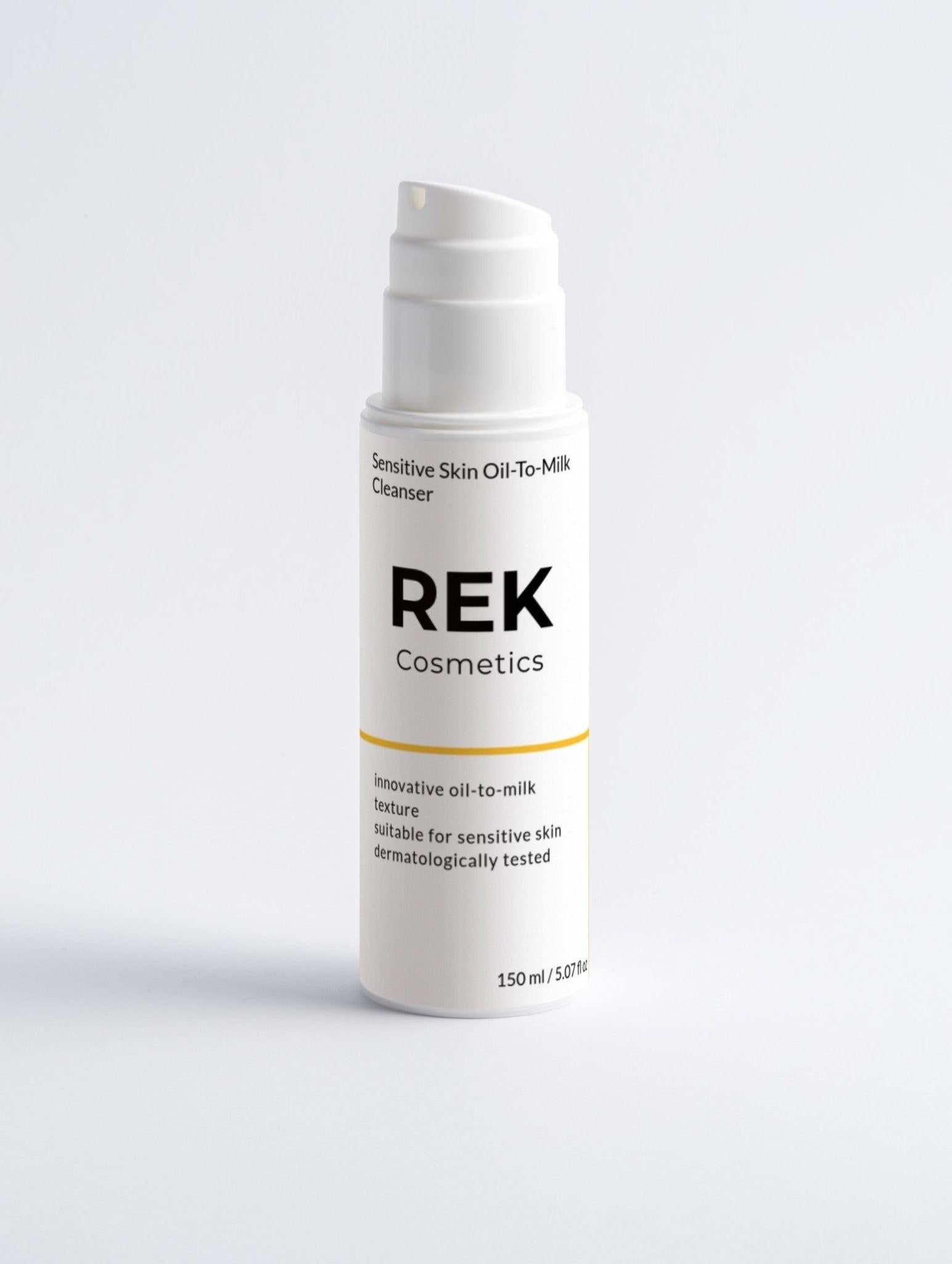 Oil-To-Milk Cleanser – Sensitive Skin Formula by REK Cosmetics
