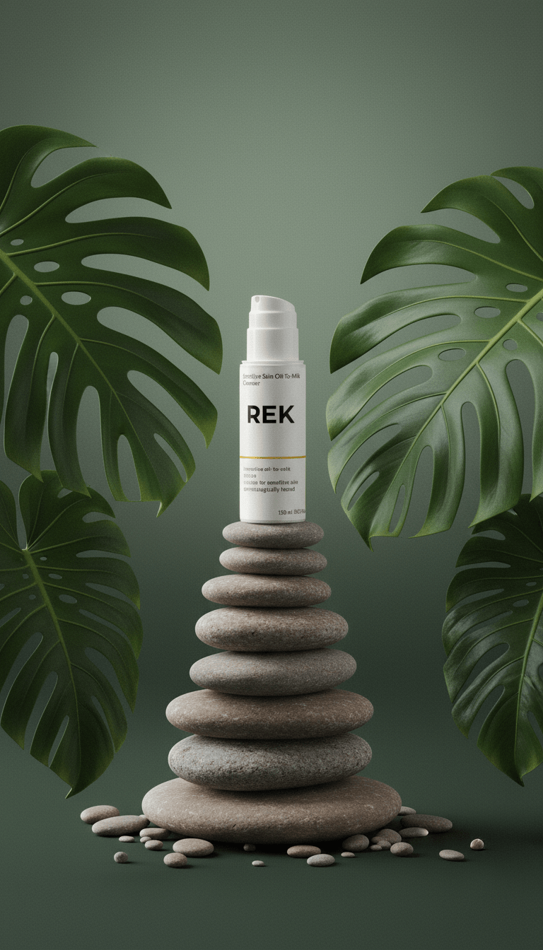 Oil-To-Milk Cleanser – Sensitive Skin Formula by REK Cosmetics
