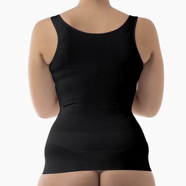Open bust shapewear tank top with flat tummy effect - DestGlow