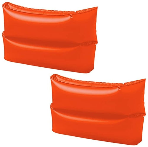 Intex Orange Vinyl Arm Bands for Kids - Swimming Floaties for Ages 3-6 (1 Pair)