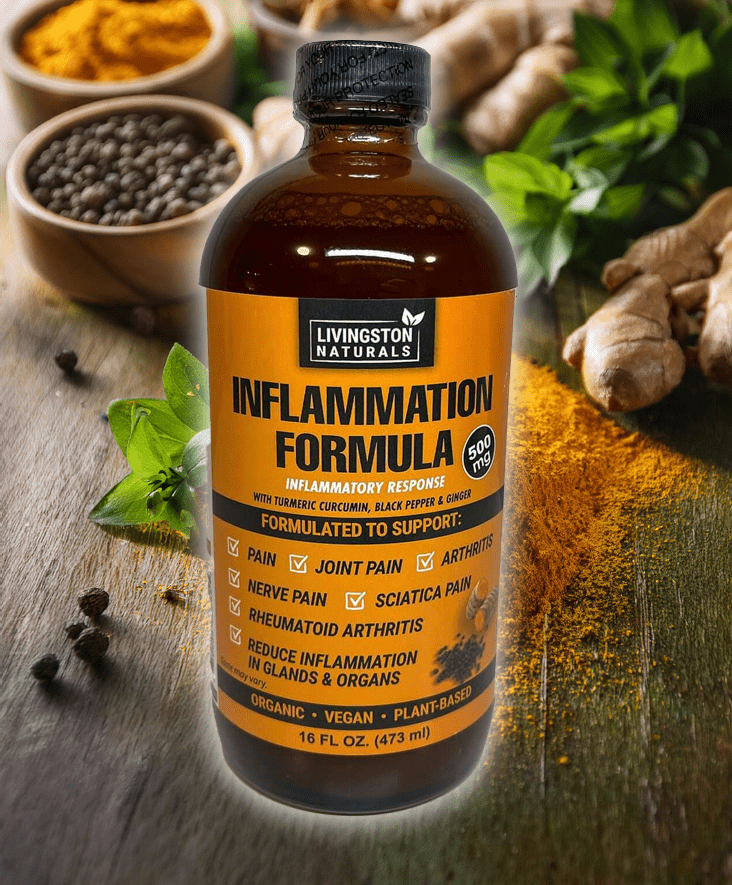 Organic Inflammation Formula by Livingston Naturals, Natural Herbal Labs