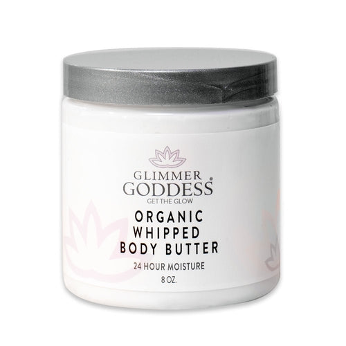 Organic Whipped Body Butter - Lemon Verbena Moisturizer for Dry Skin