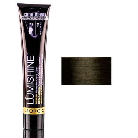 Joico Lumishine Permanent Creme Color 4NA (4.01) Natural Ash, 2.5 oz